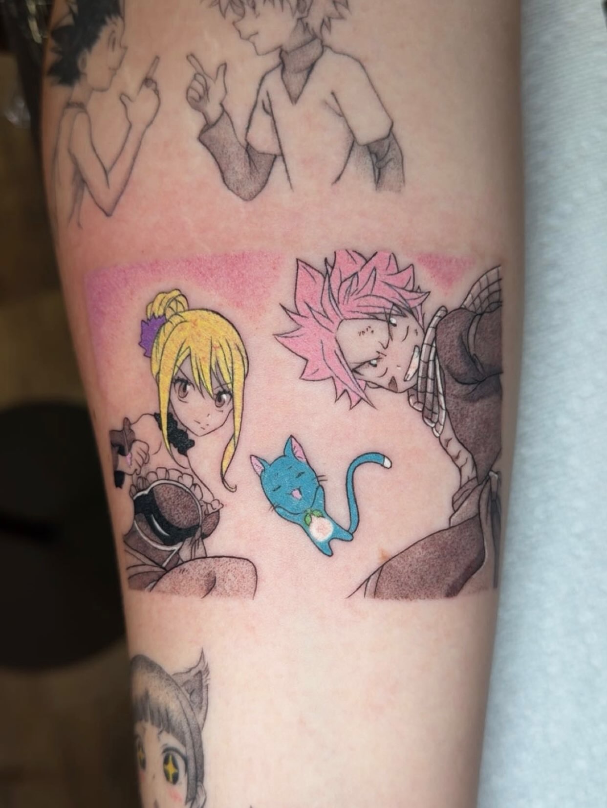 Tattoo by @maddiegtattoos — anime