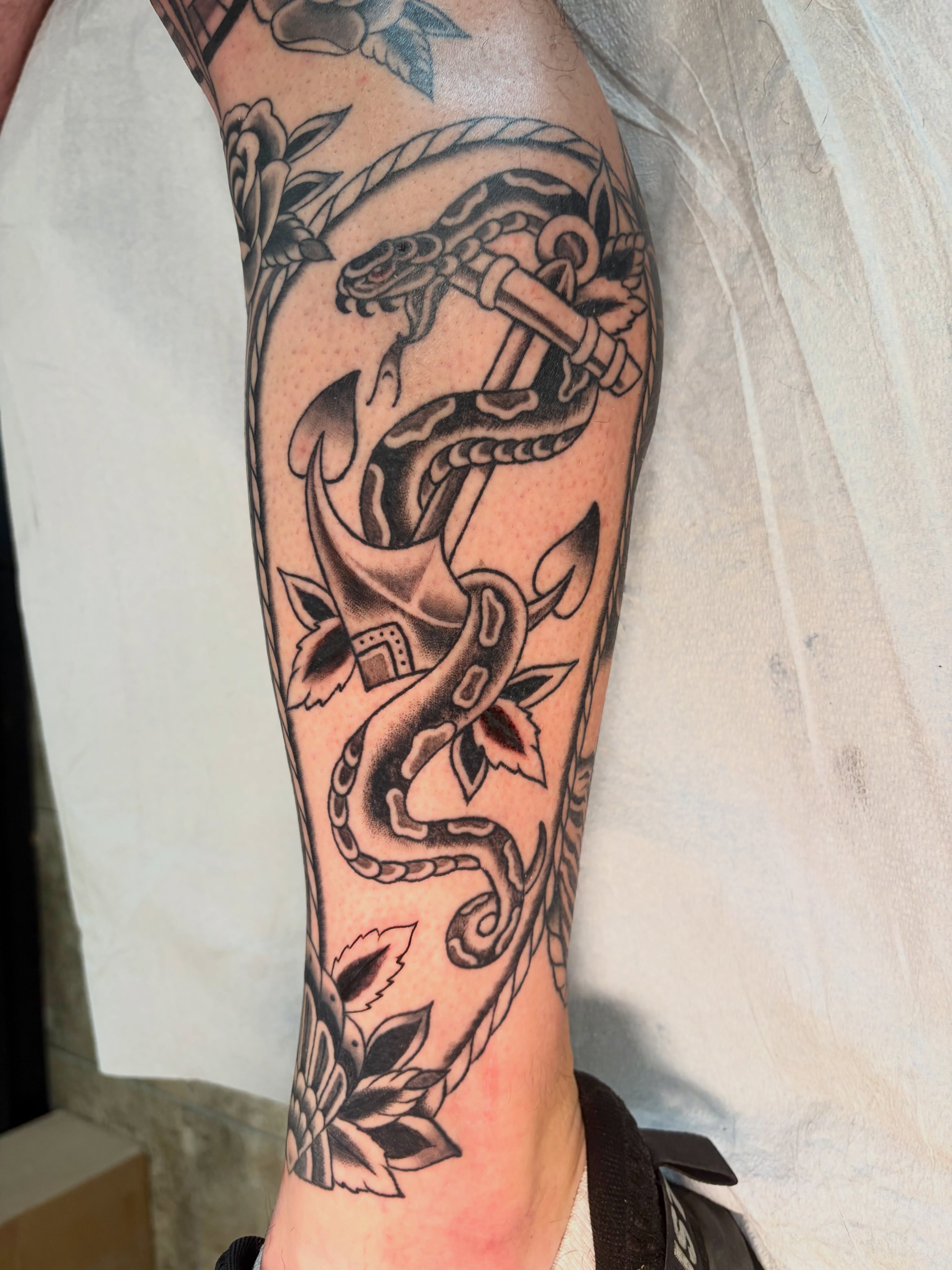 Tattoo by @tabshey_tattoo — american_traditional, black_and_grey