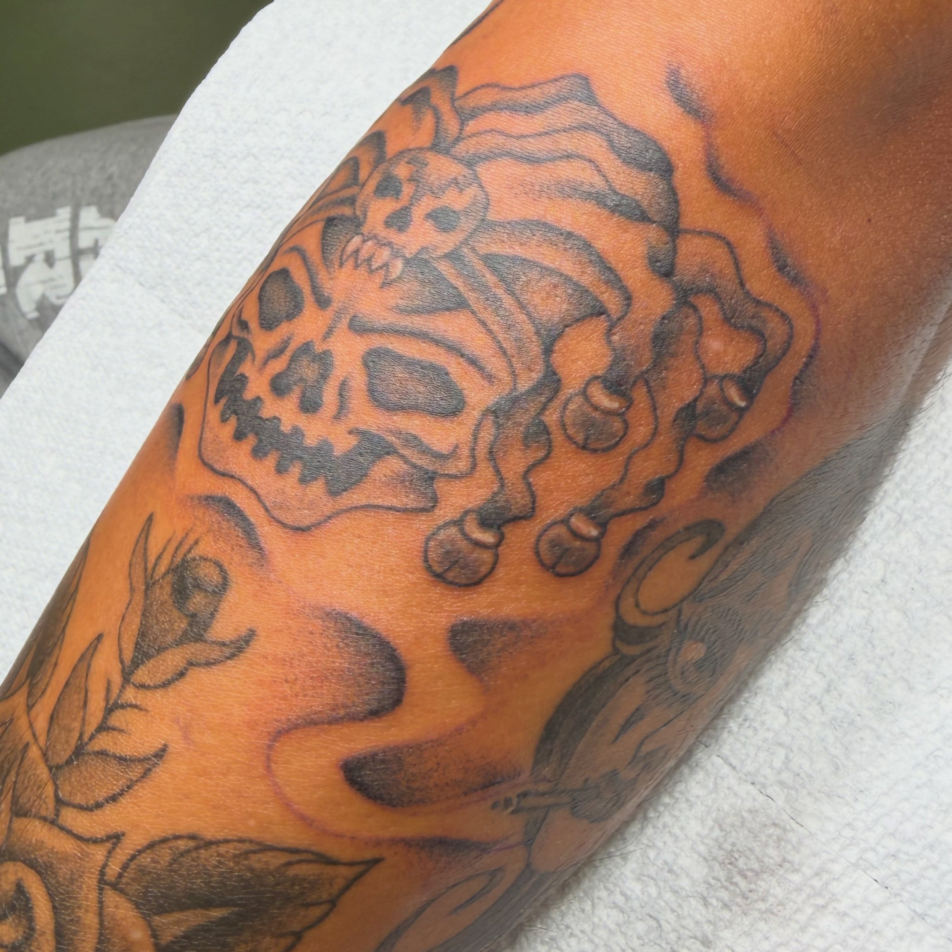 Tattoo by @tat2.boukee — american_traditional, black_and_grey