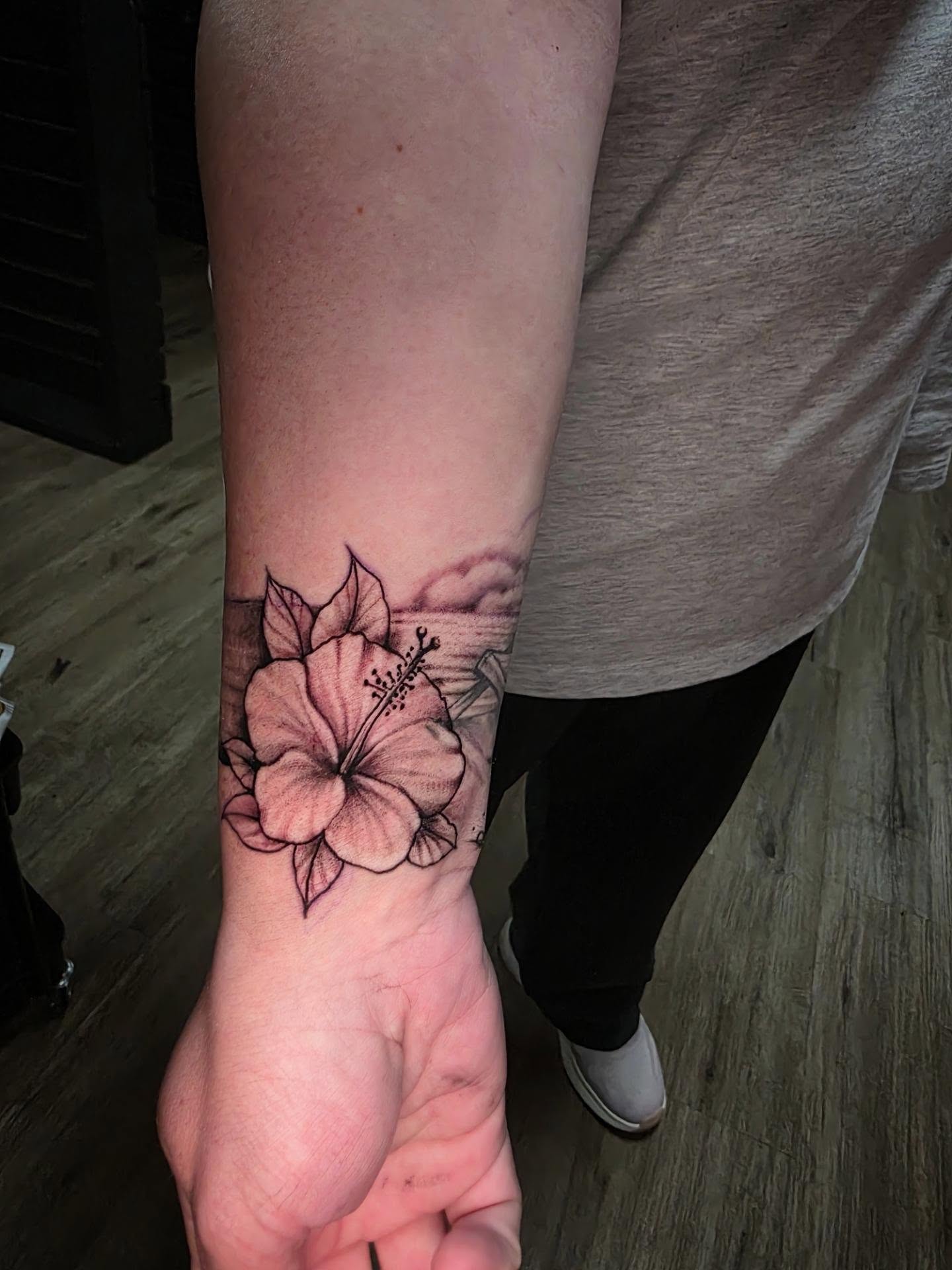 Tattoo by @matriix.ink.tattoos — black_and_grey