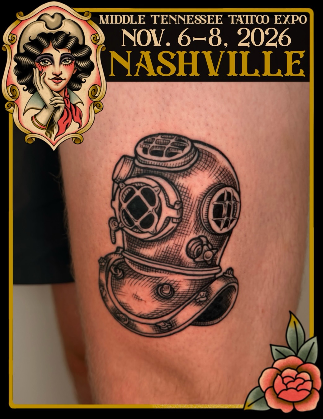 Tattoo by @stebie_inks — black_and_grey