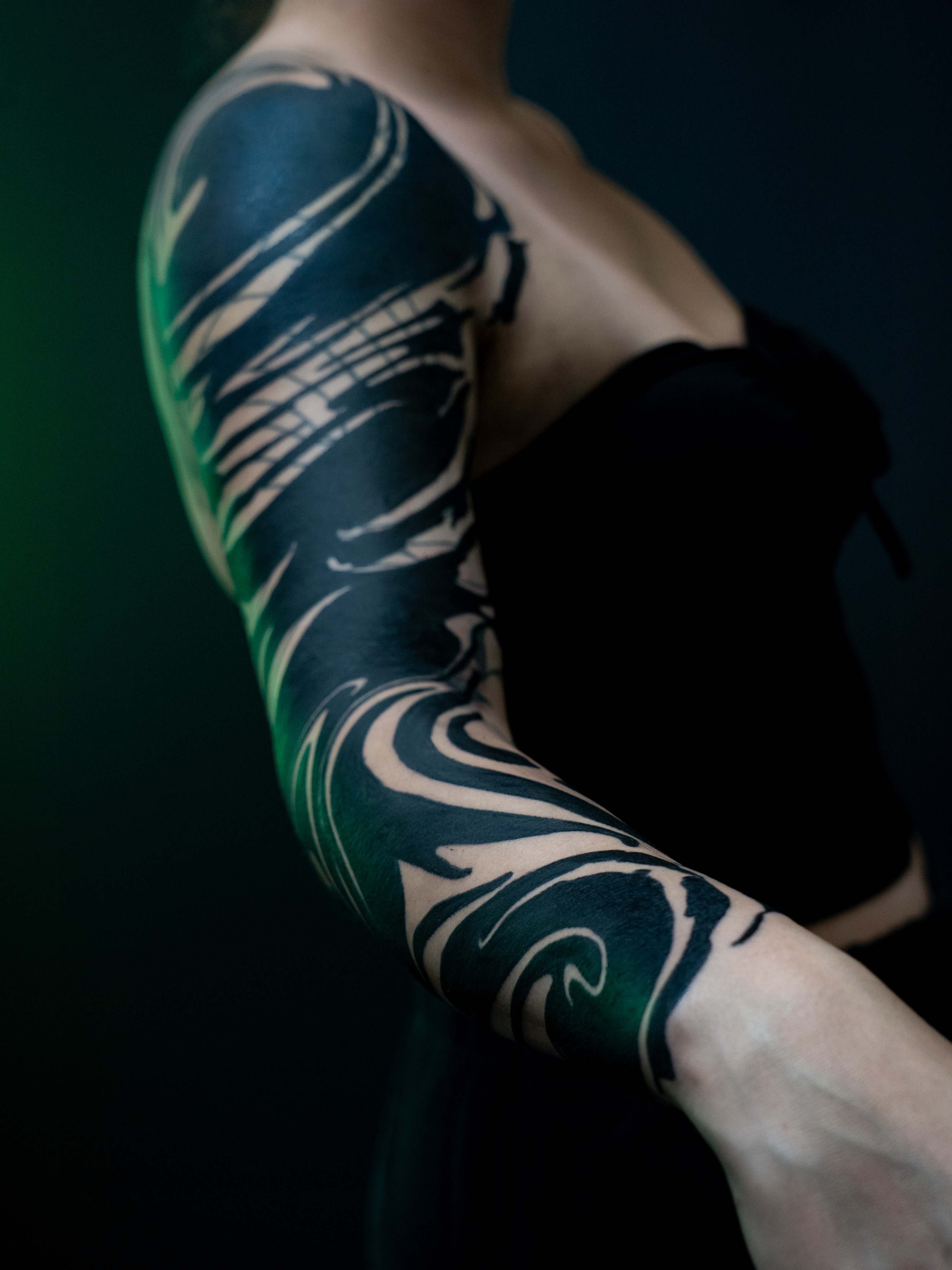 Tattoo by @josalinegreen — black_and_grey