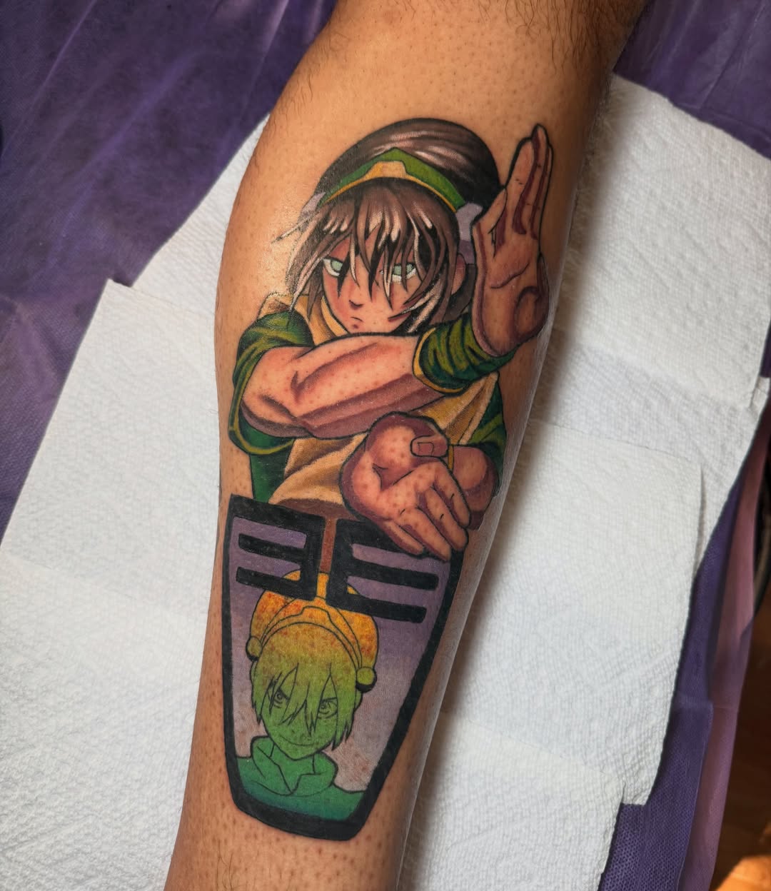 Tattoo by @benmckeetattoo — anime