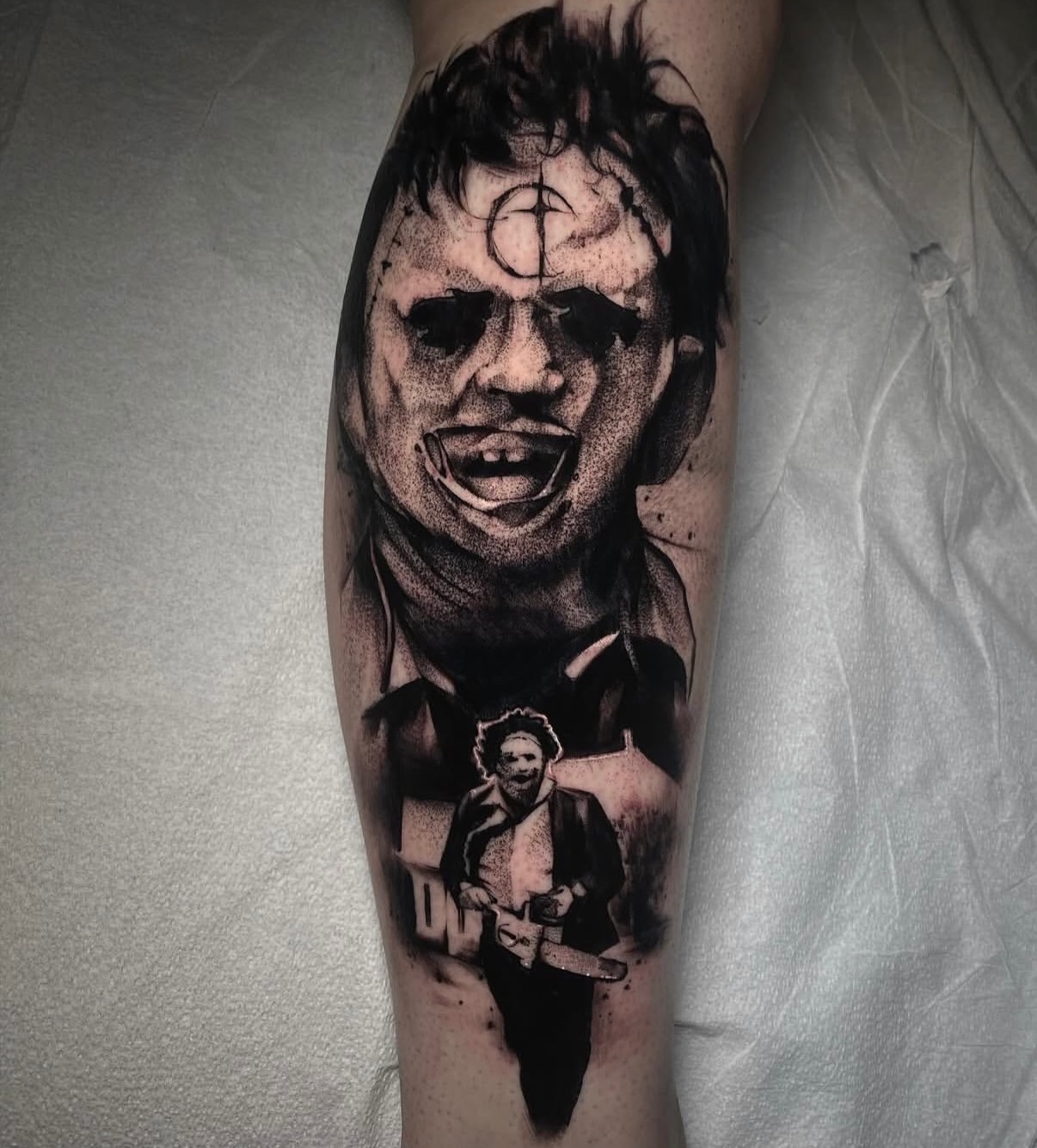 Tattoo by @cassangelotattoo — dotwork, realism