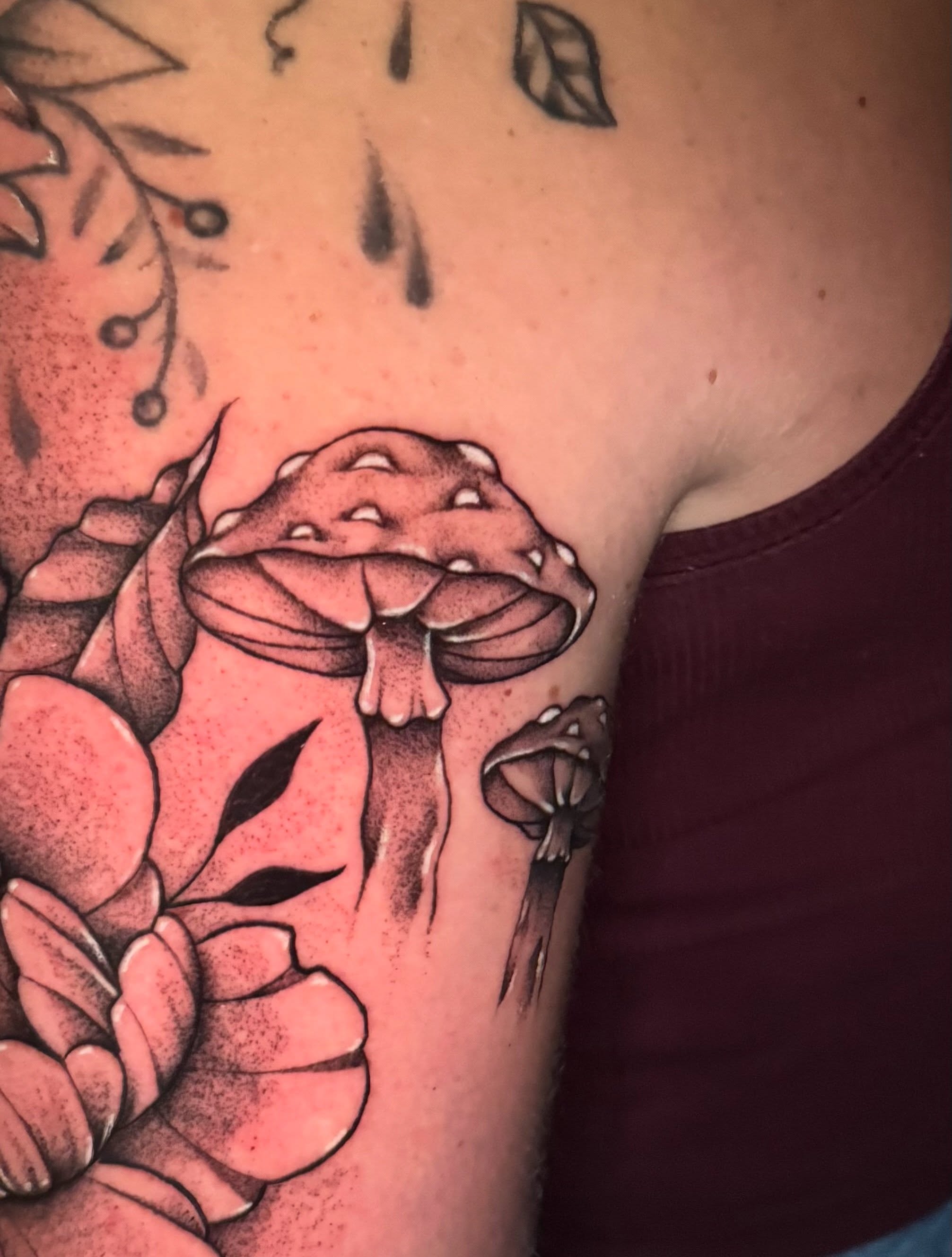 Tattoo by @justinmctattoos β dotwork, realism