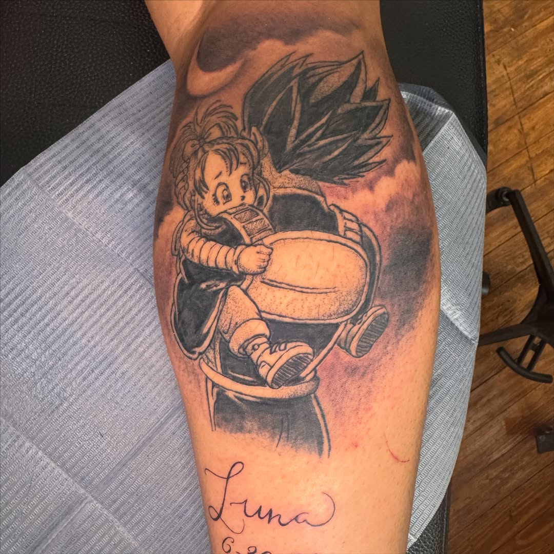 Tattoo by @eric_inks — black_and_grey, realism
