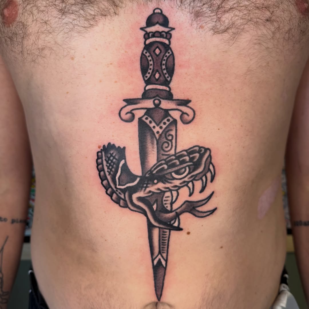 Tattoo by @sketi__ — black_and_grey