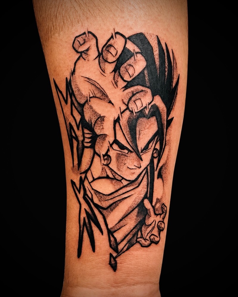 Tattoo by @weaponix — dotwork
