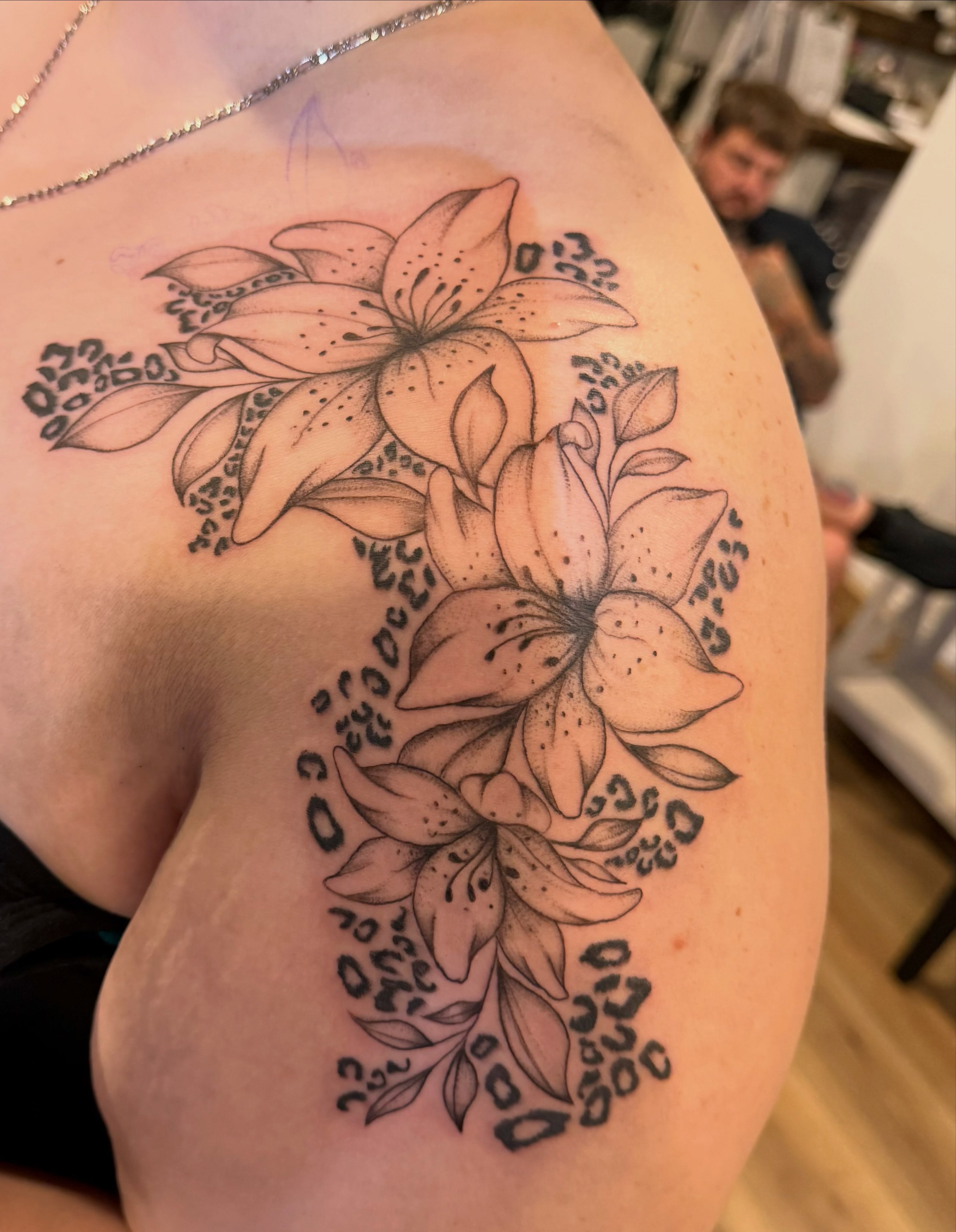 Tattoo by @_krystalwithak_ — black_and_grey