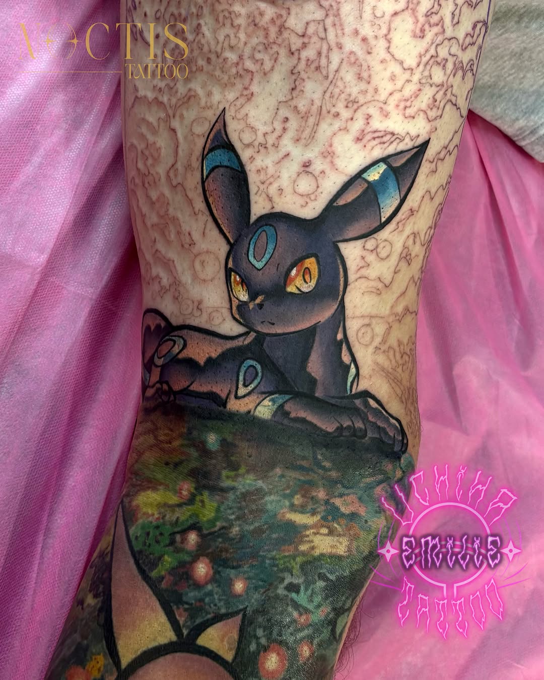 Tattoo by @uchiha_emilietattoo β dotwork, anime