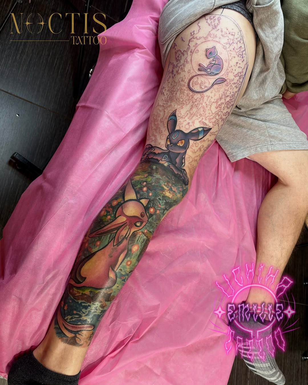 Tattoo by @uchiha_emilietattoo β dotwork, realism