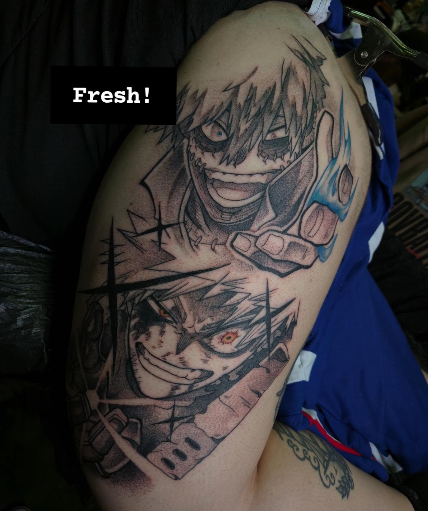 Tattoo by @angiestoki — anime