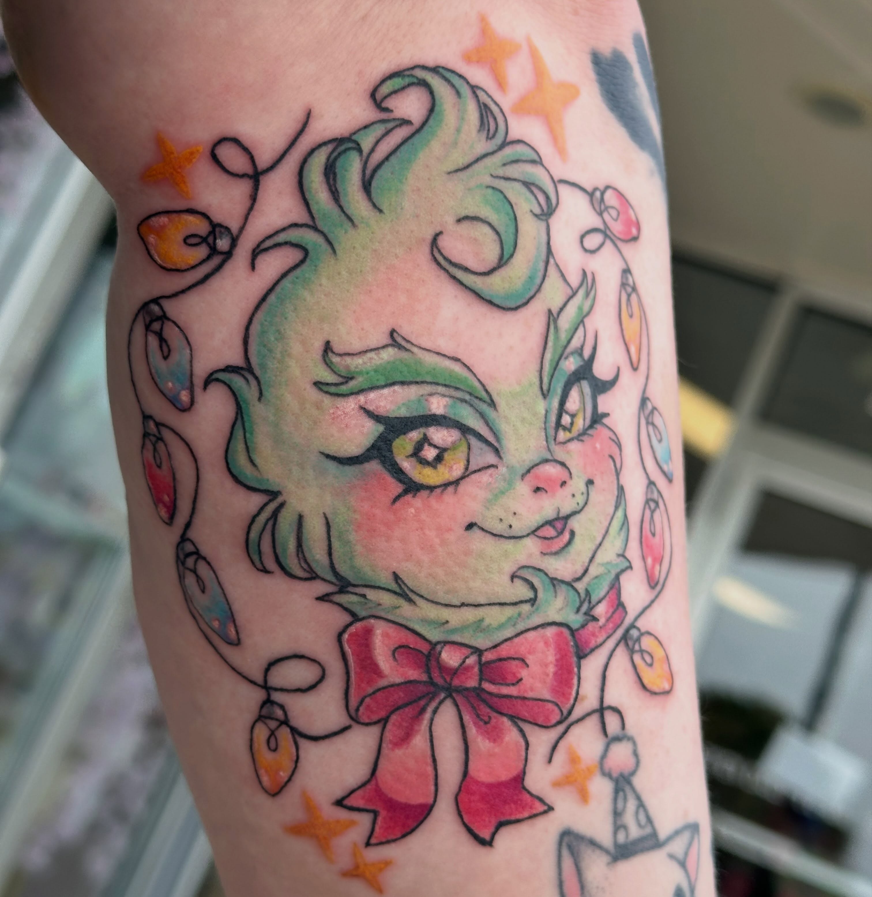 Elf watercolor tattoo on the forearm by ✦ Louie ✦, Sterling Heights, Michigan