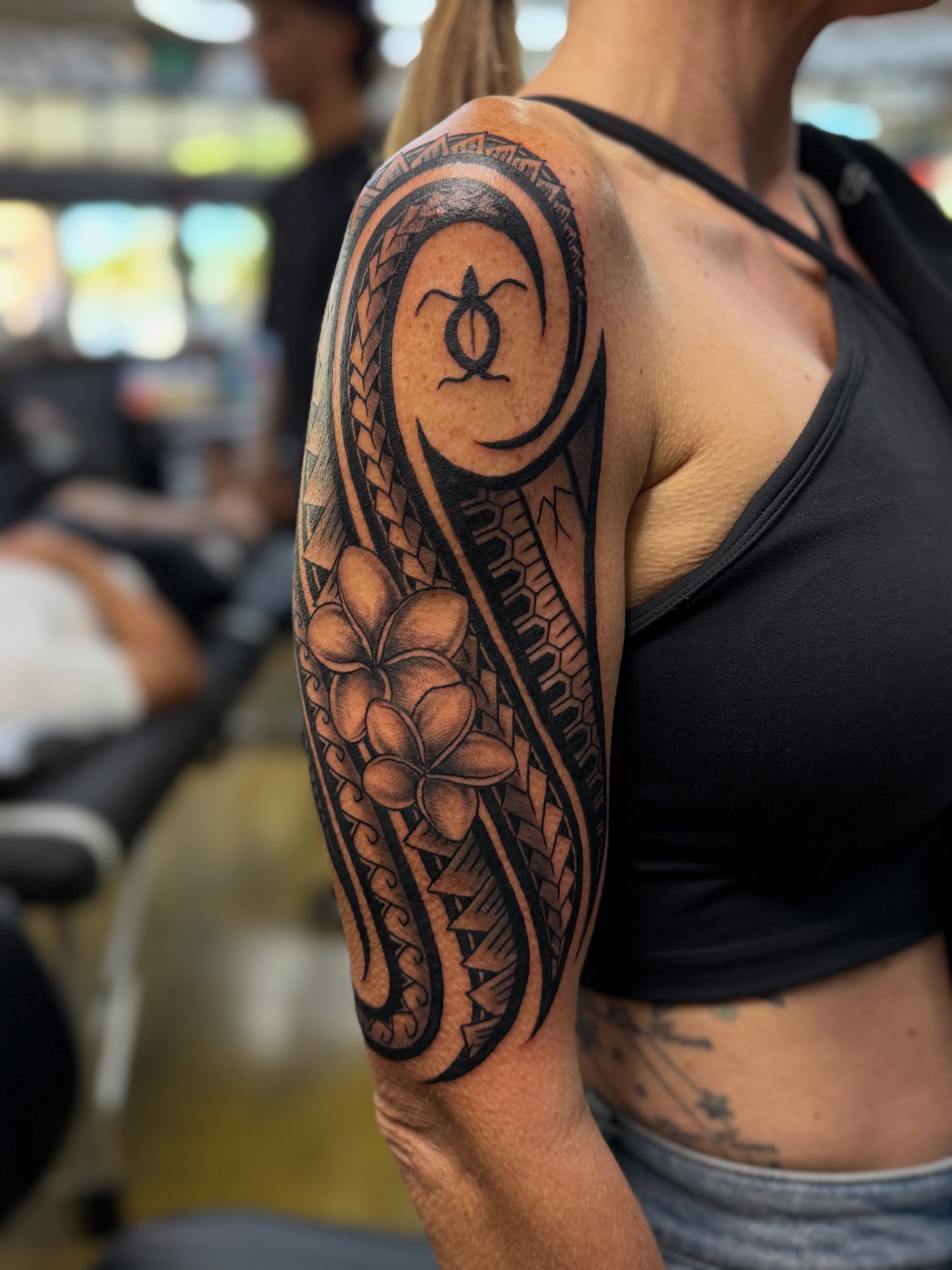 Tattoo by @kluch_tattoo — black_and_grey, tribal