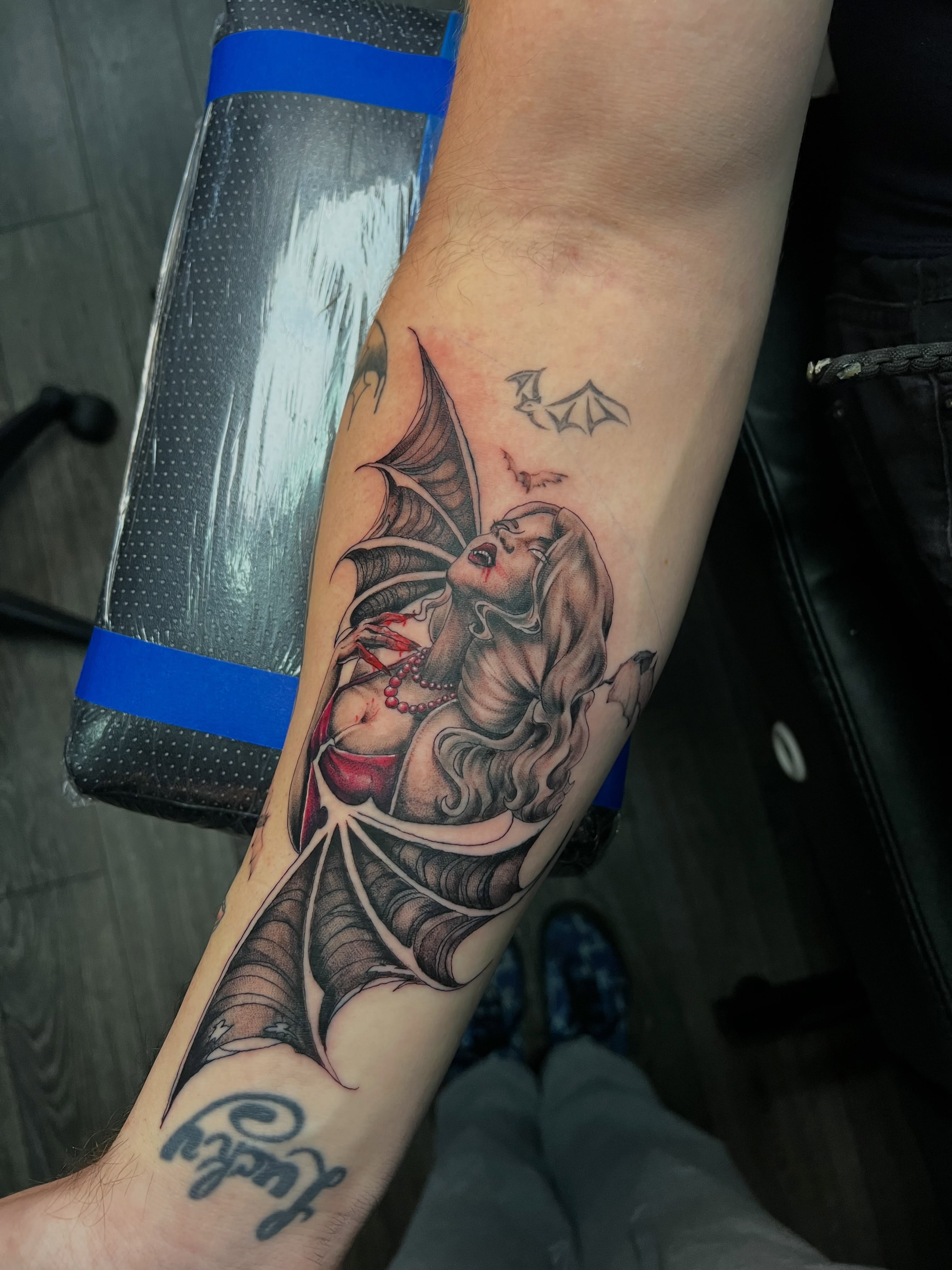Tattoo by @chaos_glitch21 — realism, dark_realism