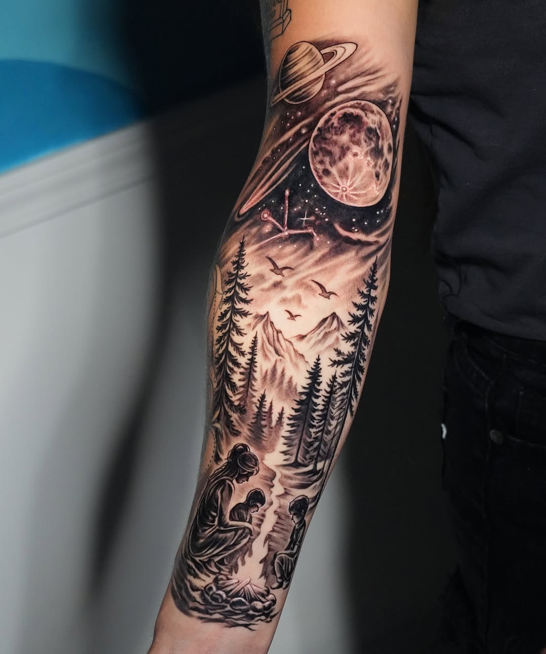 Tattoo by @aqua.ink_joe — black_and_grey, realism