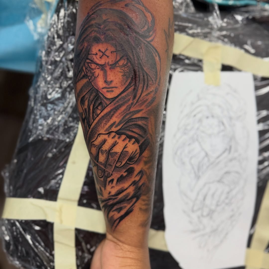 Tattoo by @tonyvontony β anime, realism