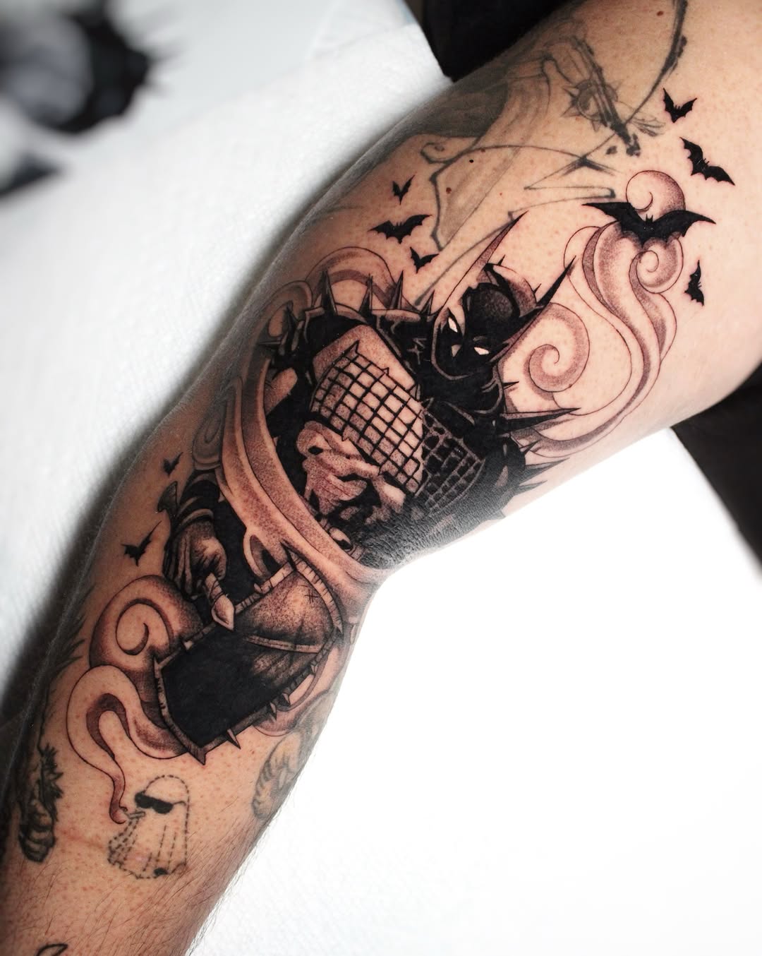 Samurai warrior realism tattoo on the forearm by πΆππ πΎππππππ