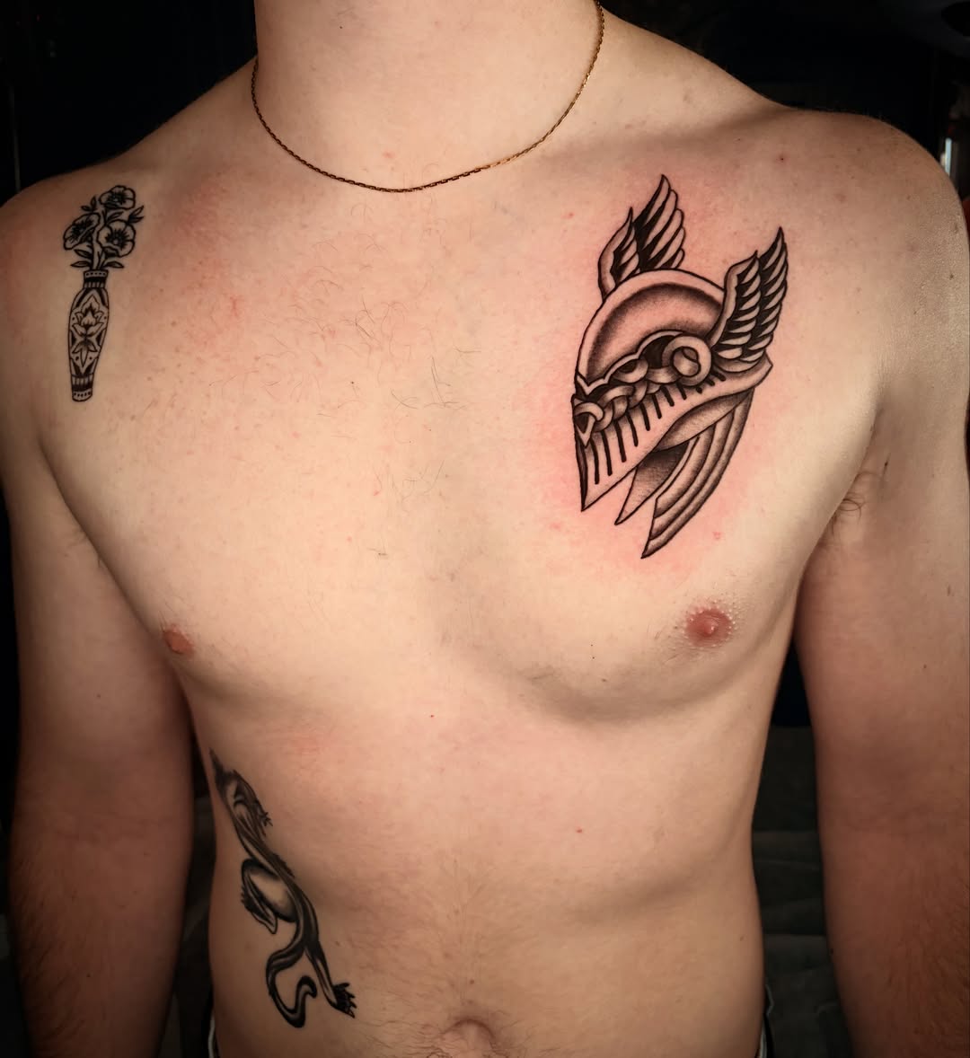 Tattoo by @inclusiveink_fran — black_and_grey