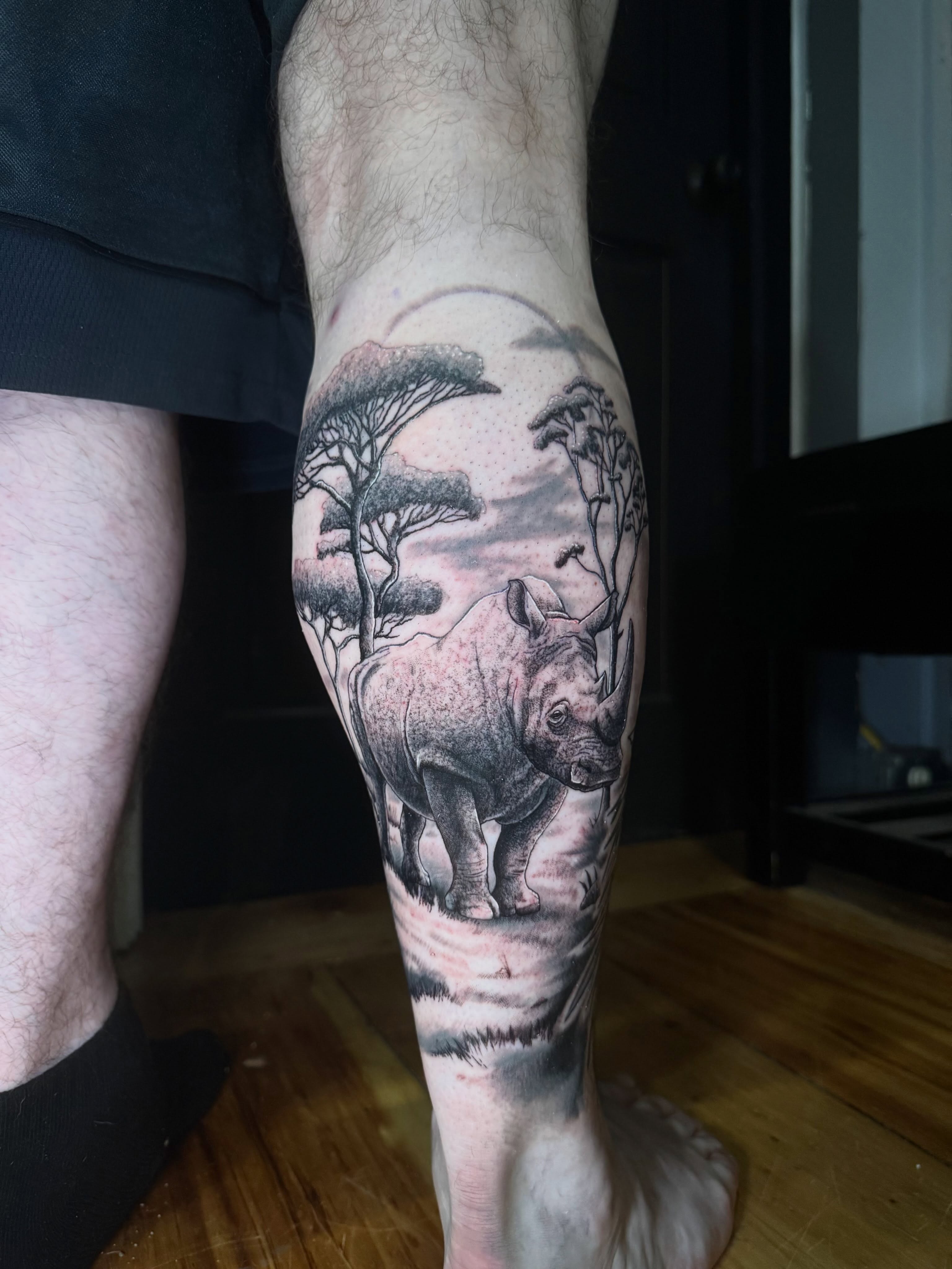 Tattoo by @nategtattoo — realism, black_and_grey