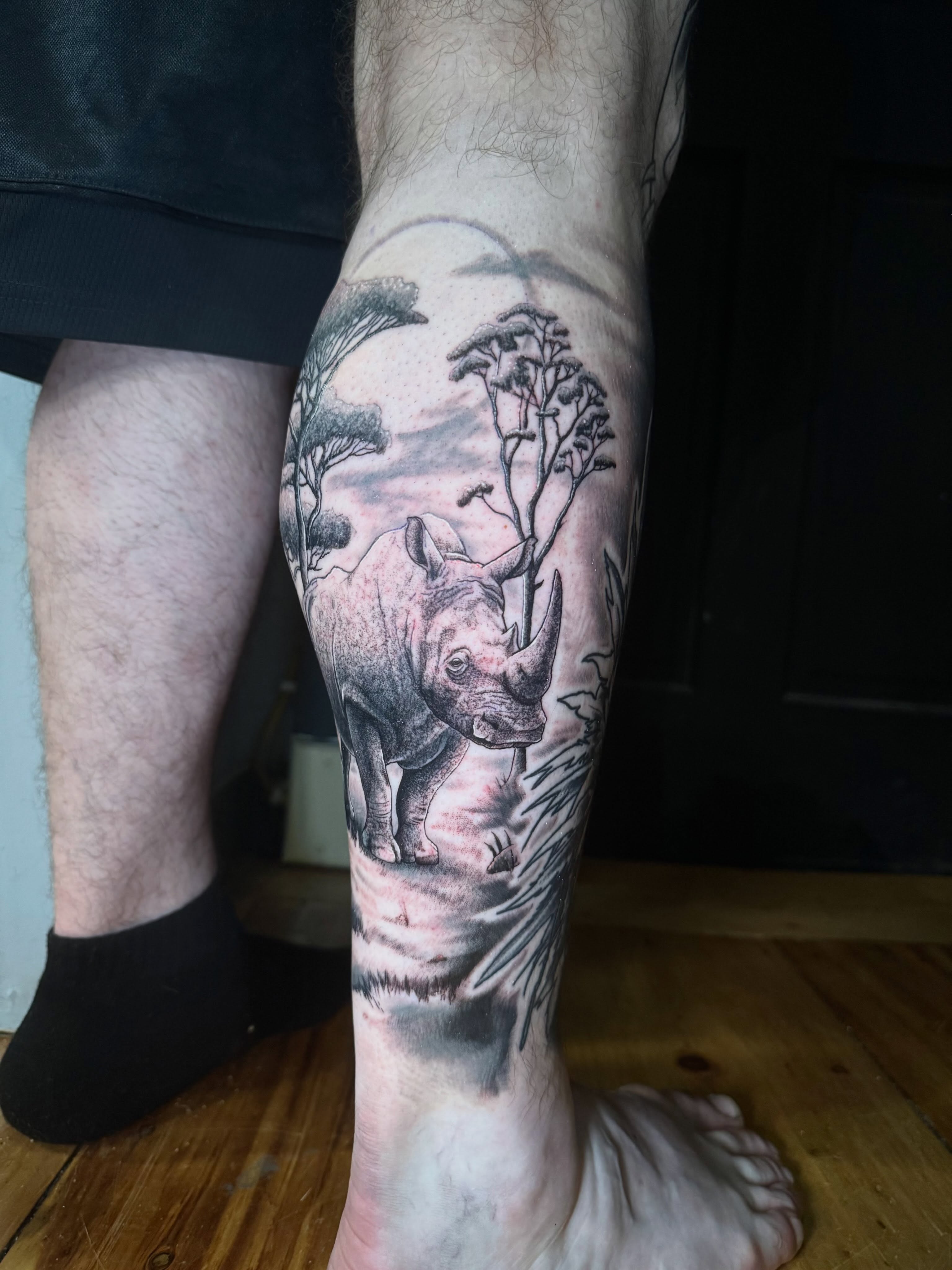 Tattoo by @nategtattoo — realism, black_and_grey