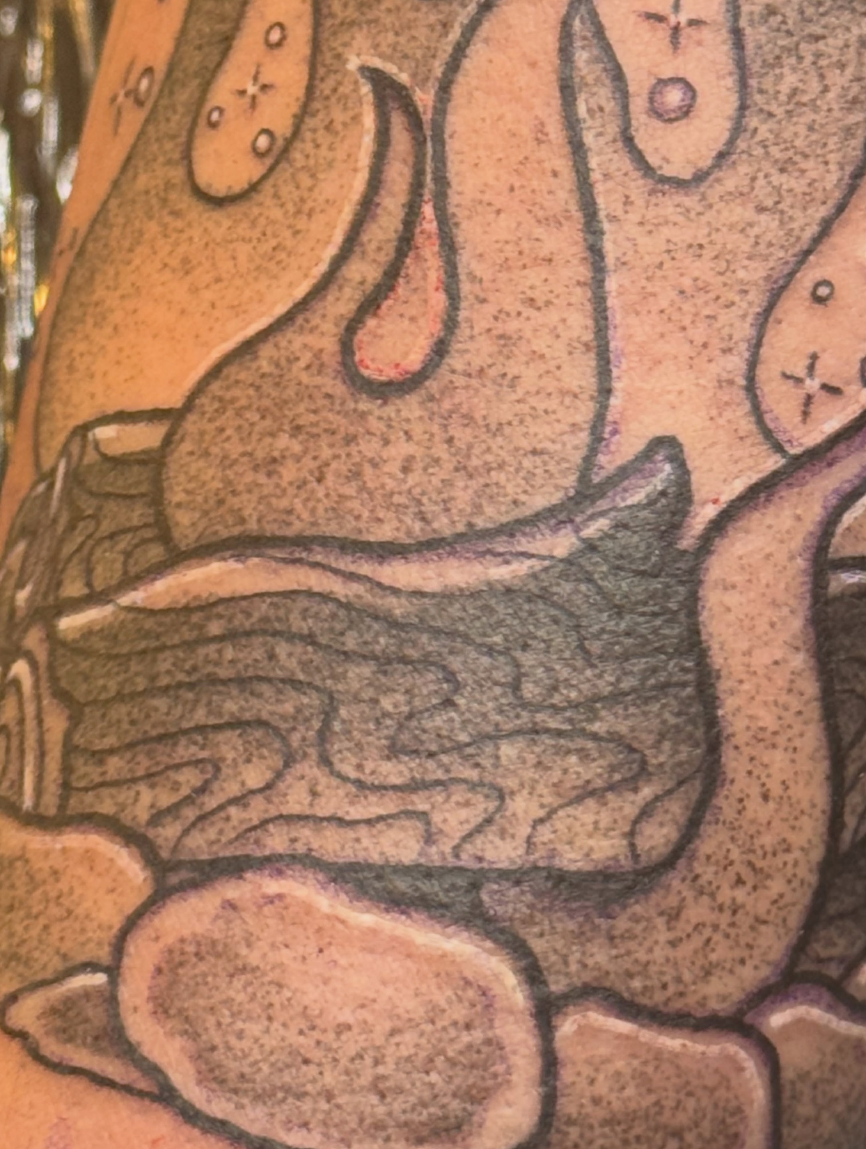 Tattoo by @tori_barkus — dotwork