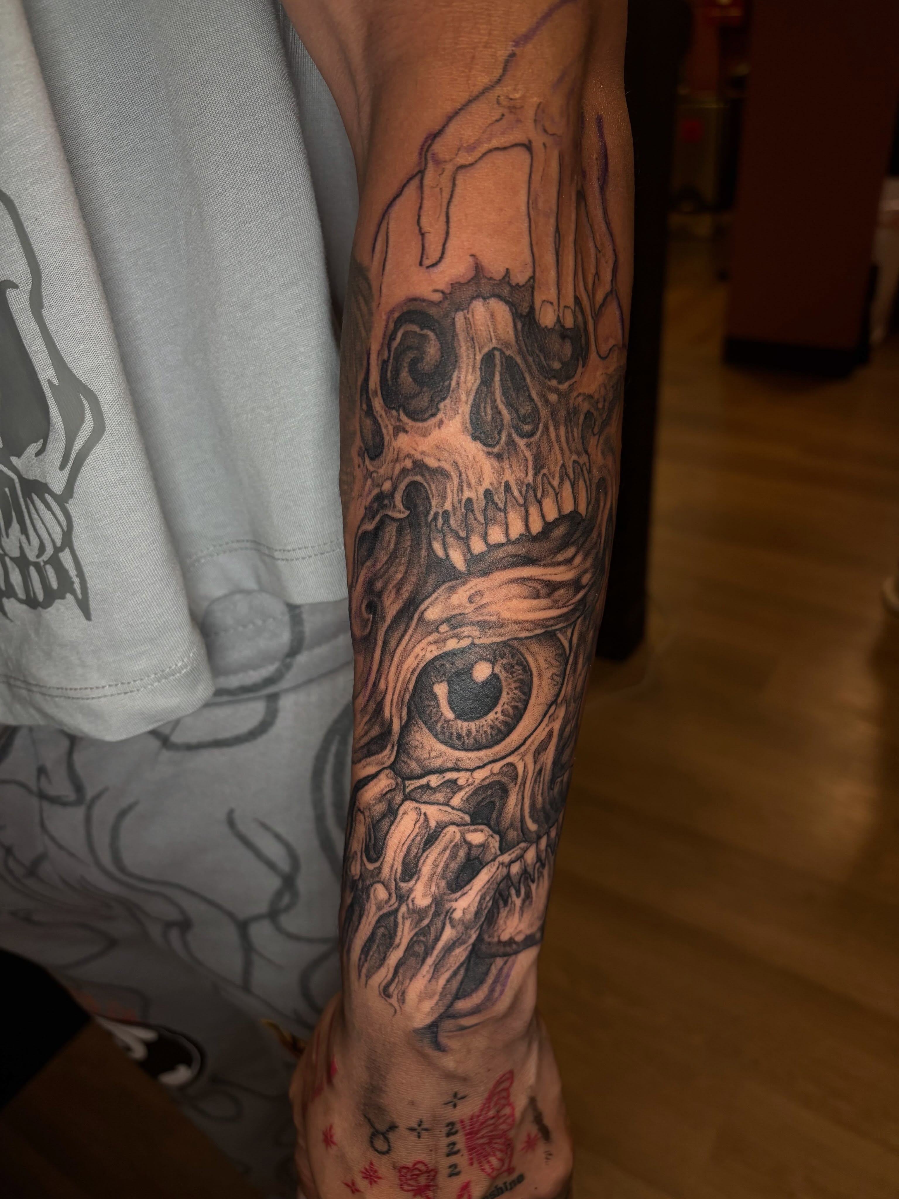 Tattoo by @kevinberubetattooer — black_and_grey, realism