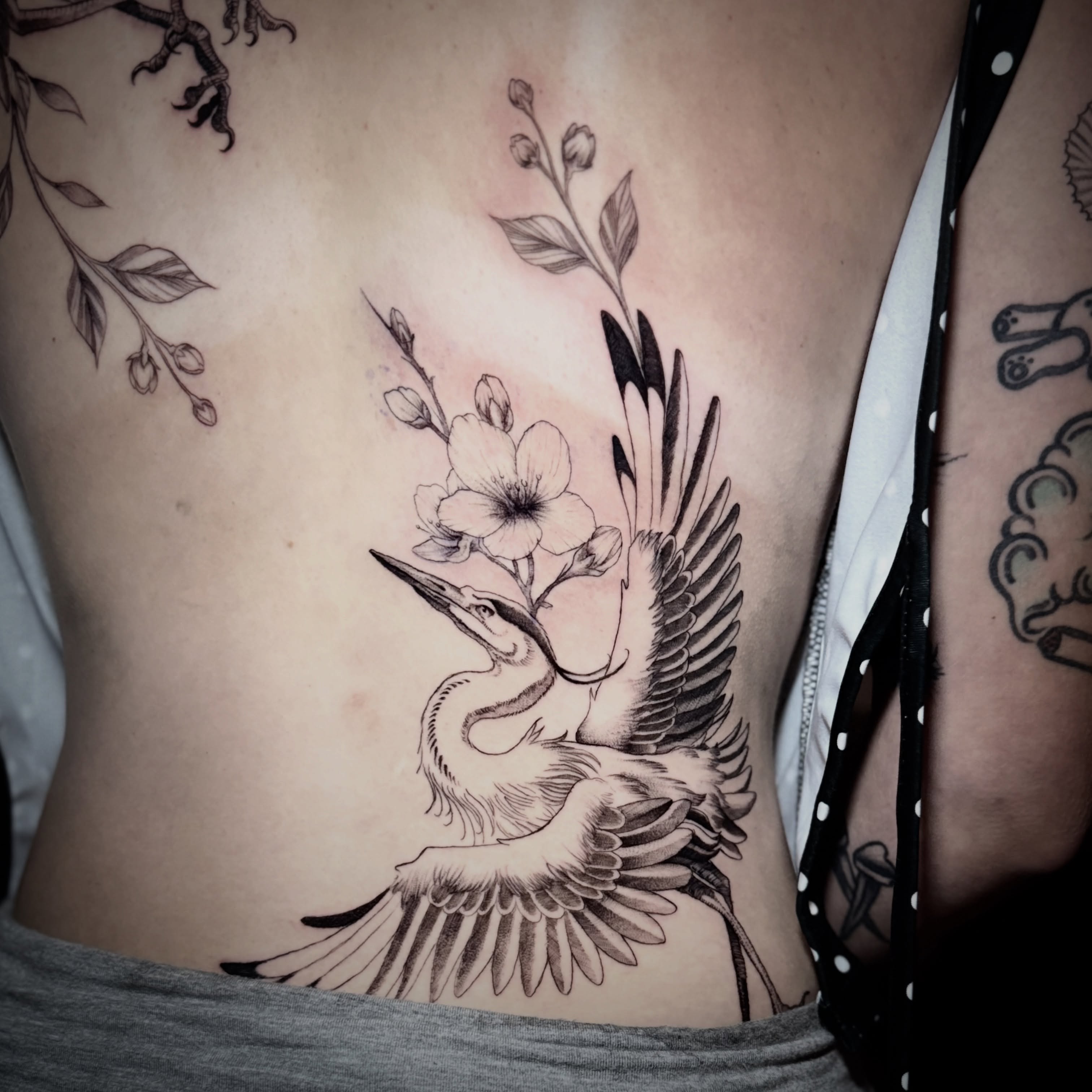 Tattoo by @that.lil.gothgirl — black_and_grey