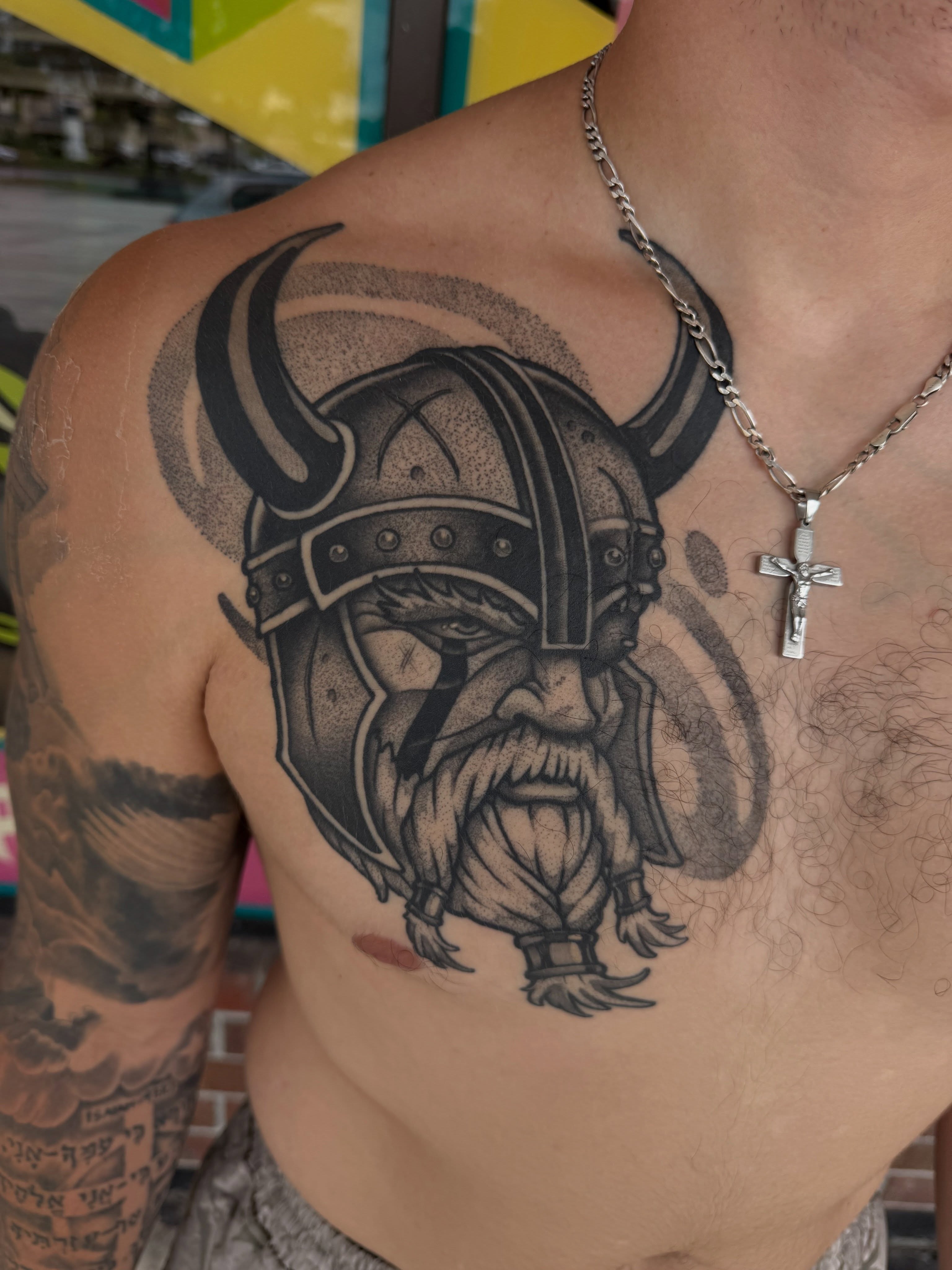Tattoo by @casket_trash — dotwork, realism