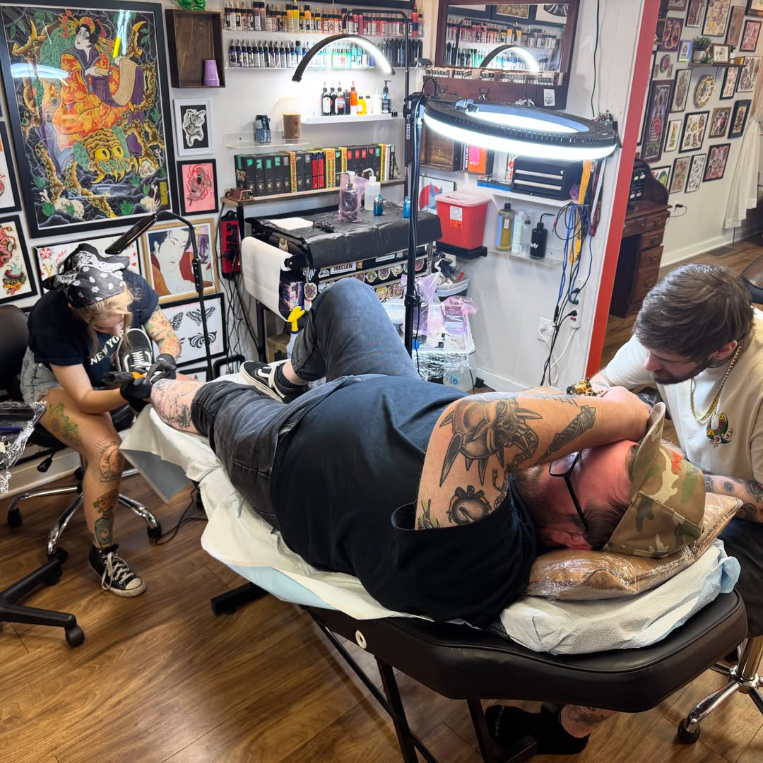 Tattoo by @sarahtonin_ink β american_traditional, dotwork