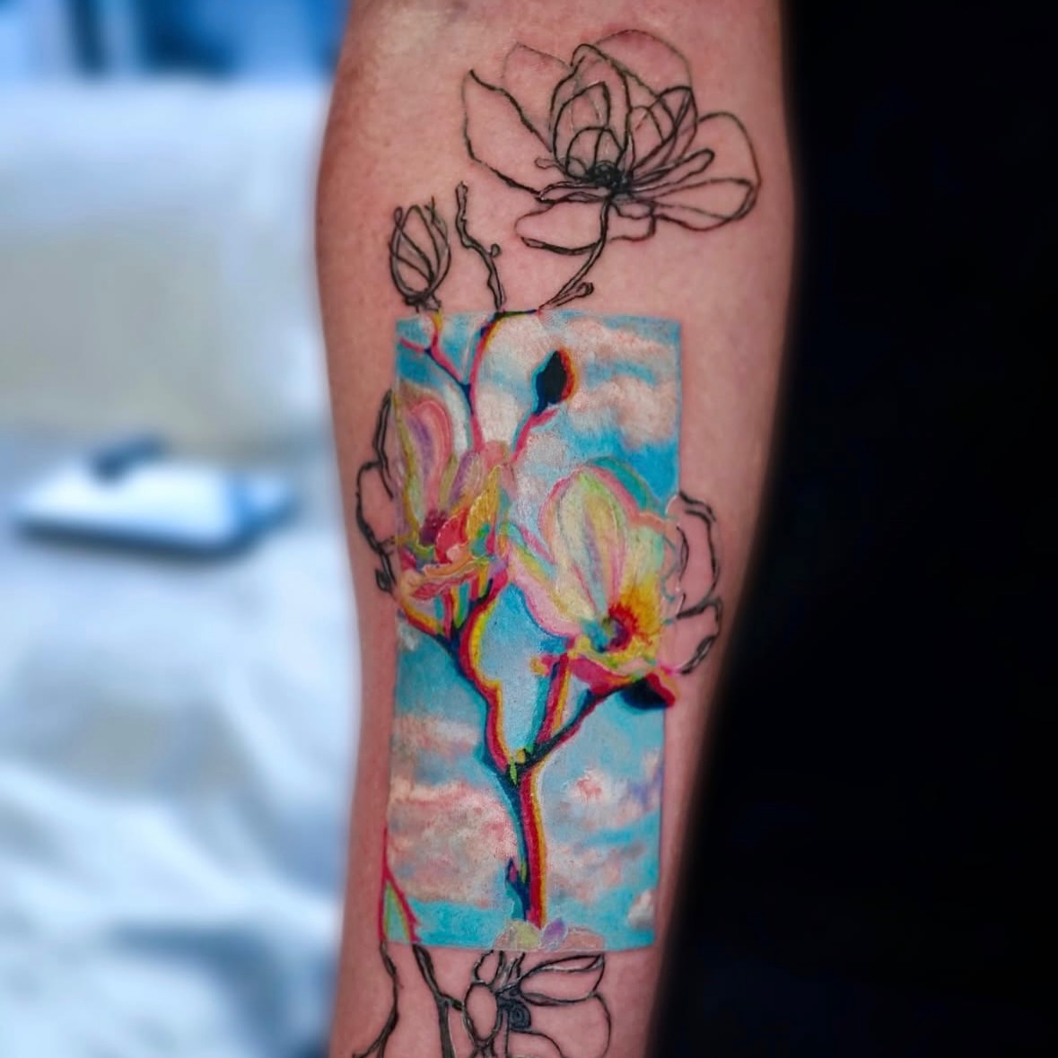 Tattoo by @nyahzul — watercolor