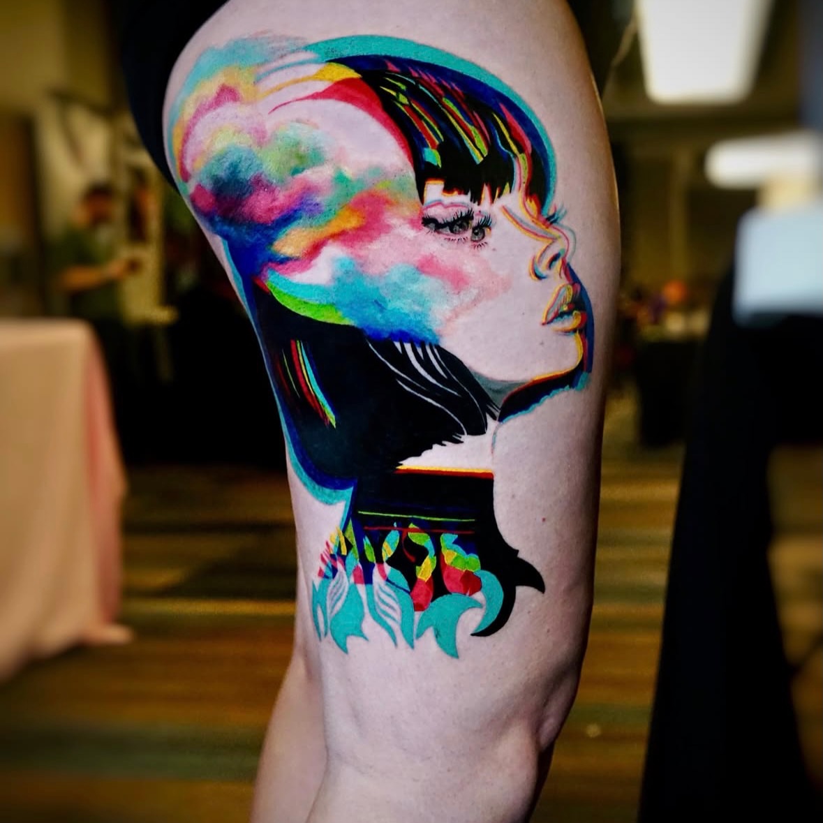 Tattoo by @nyahzul — watercolor, illustrative
