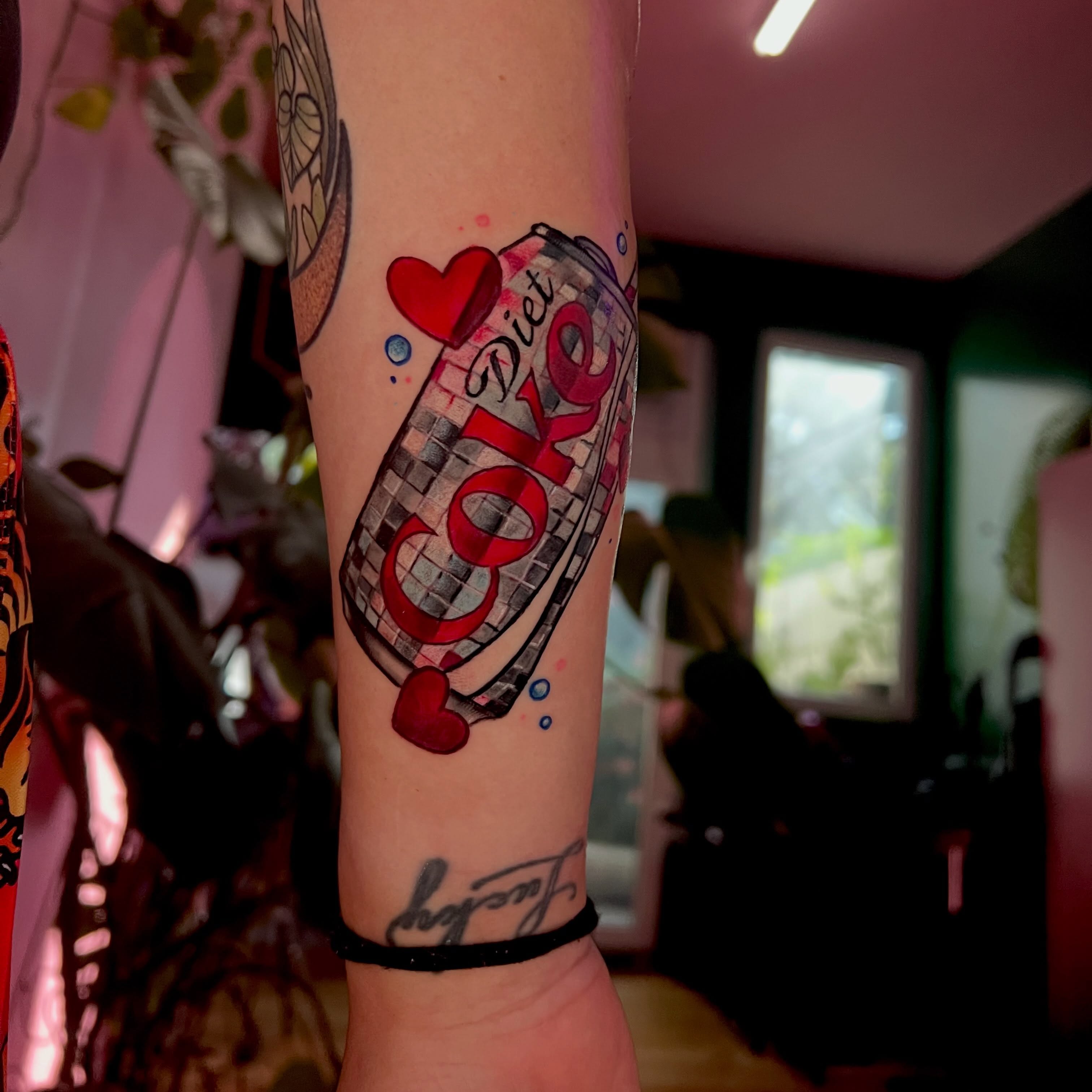 Tattoo by @jesvalentinetattoos — watercolor
