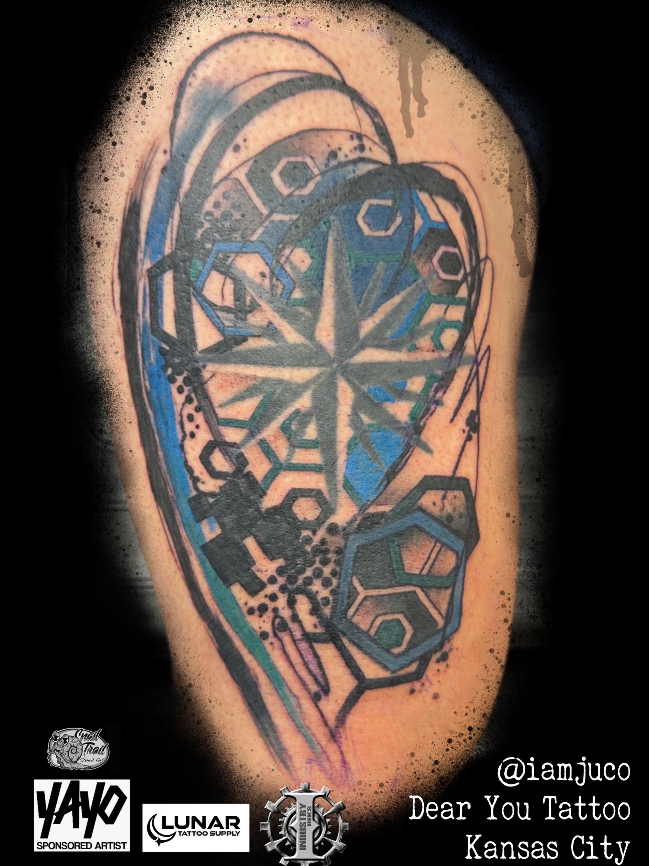 Tattoo by @iamjuco — geometric