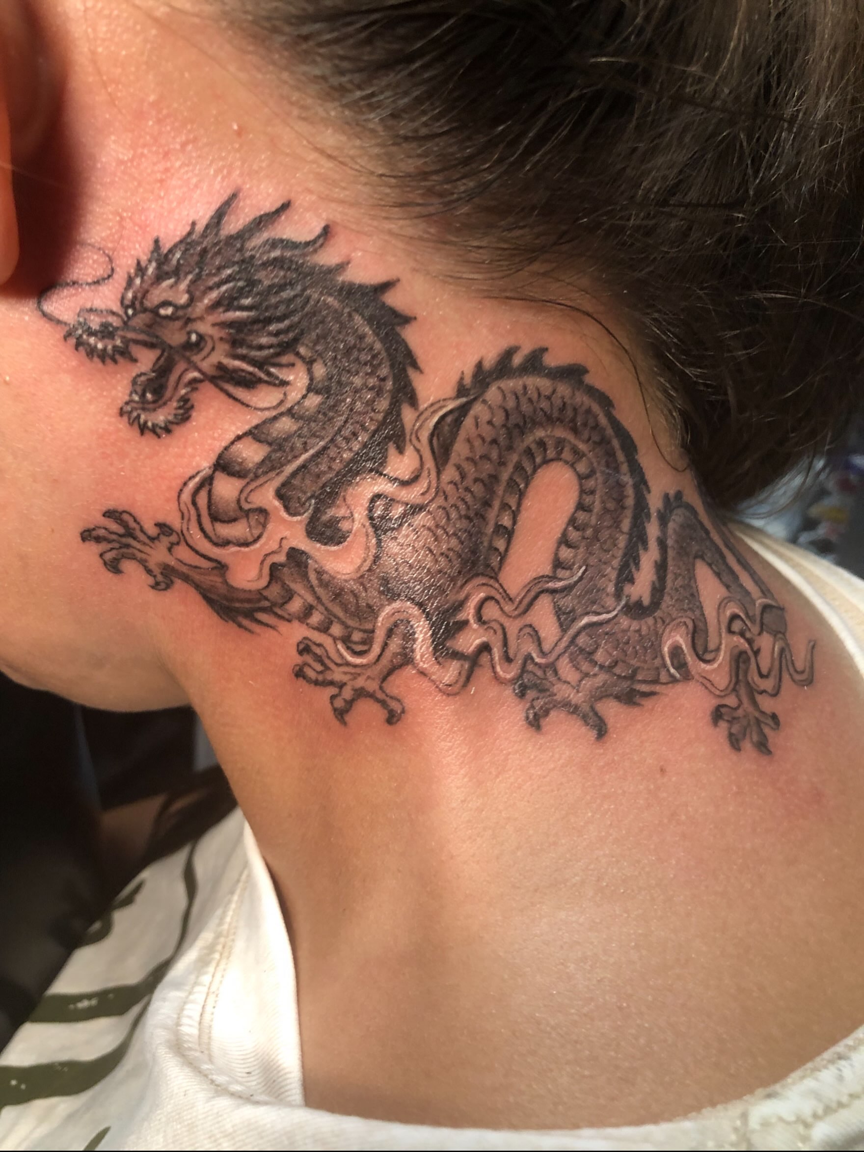 Tattoo by @inkandpainttattoo — black_and_grey