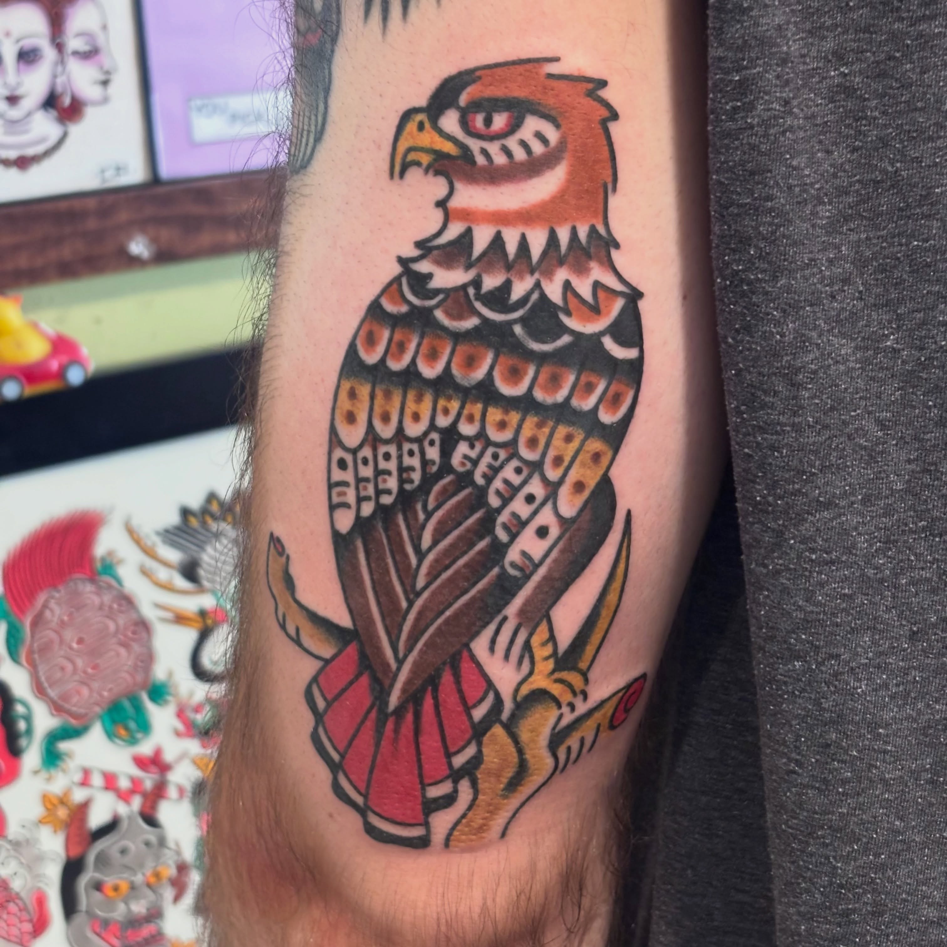 Tattoo by @lone_duck — american_traditional