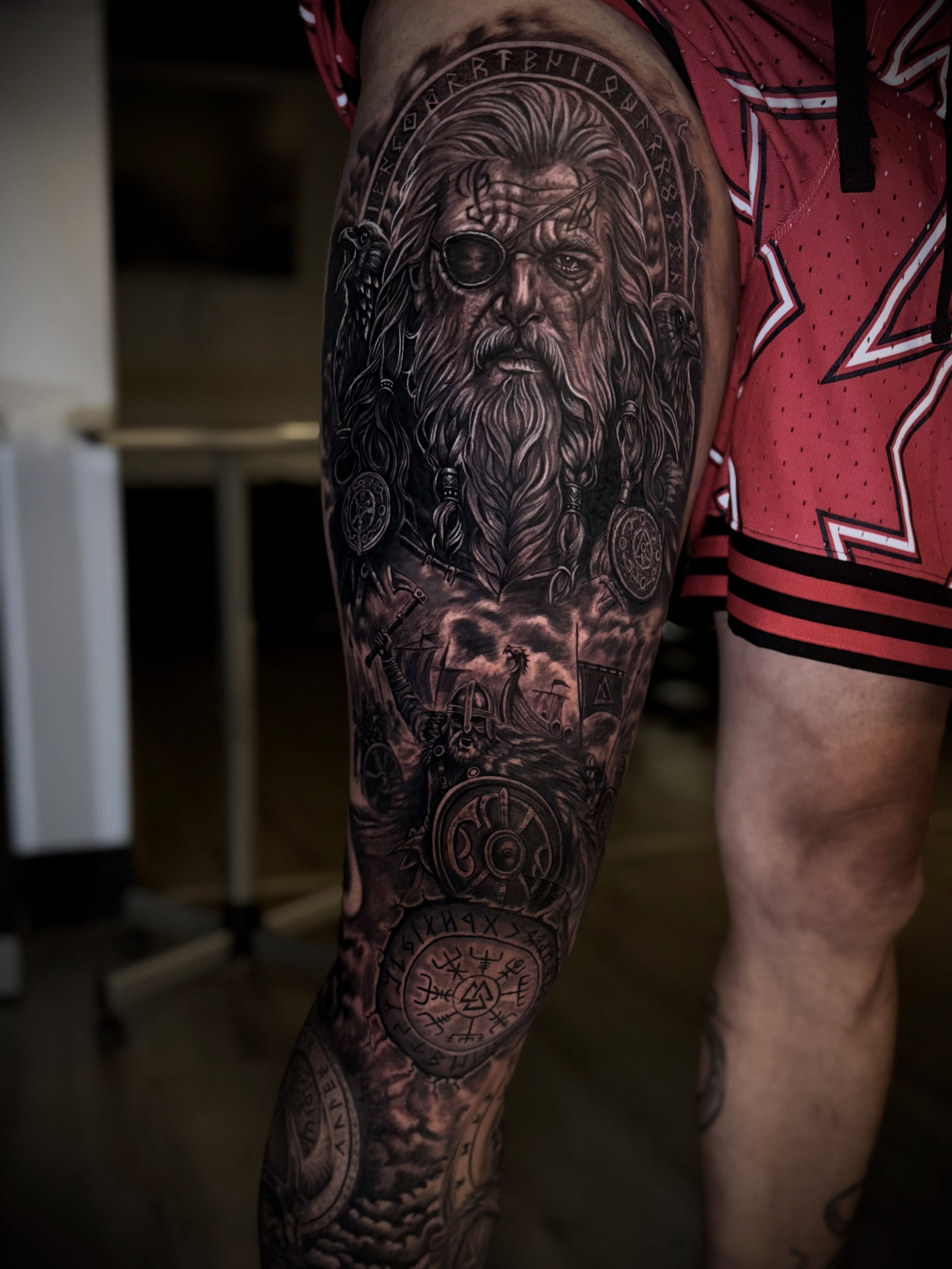 Tattoo by @danielruiz_art — black_and_grey, realism