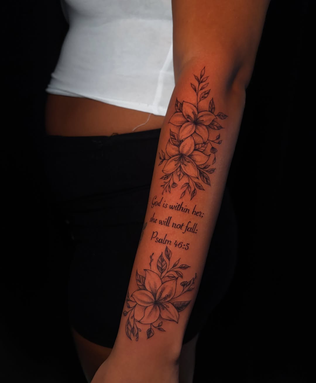 Tattoo by @angeline.tattoo — black_and_grey