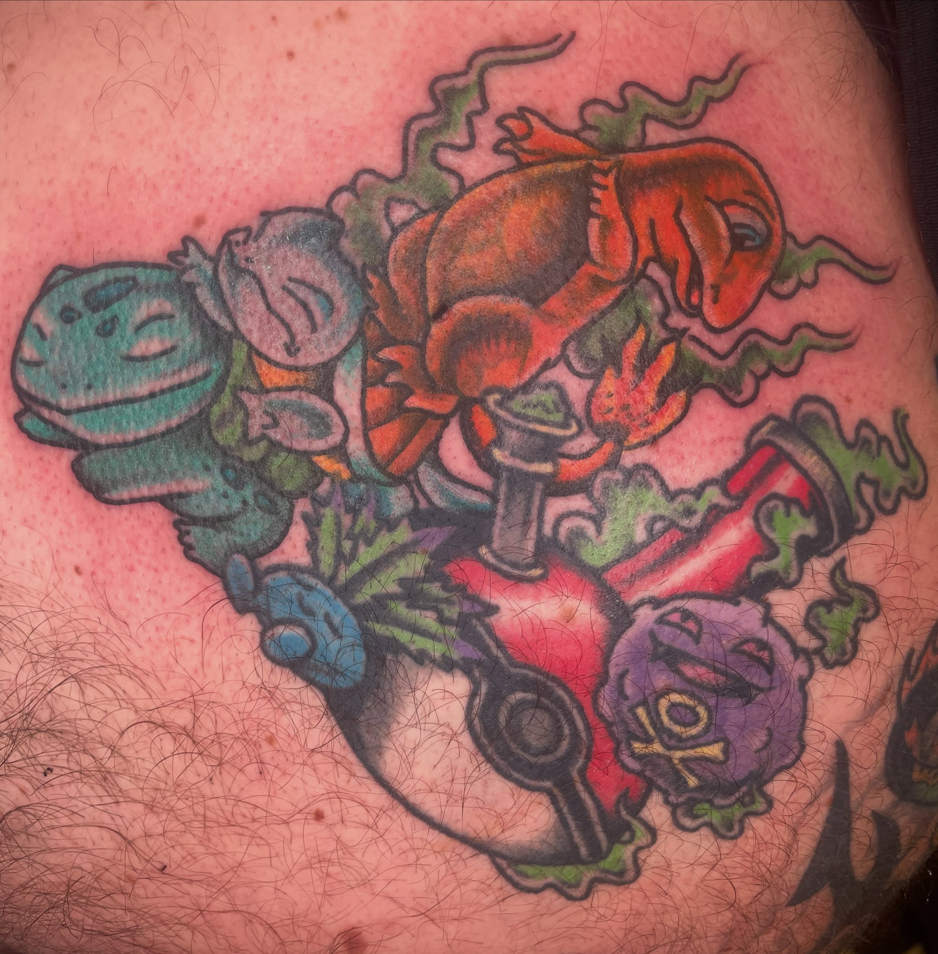 Tattoo by @fktattoos — american_traditional, dotwork