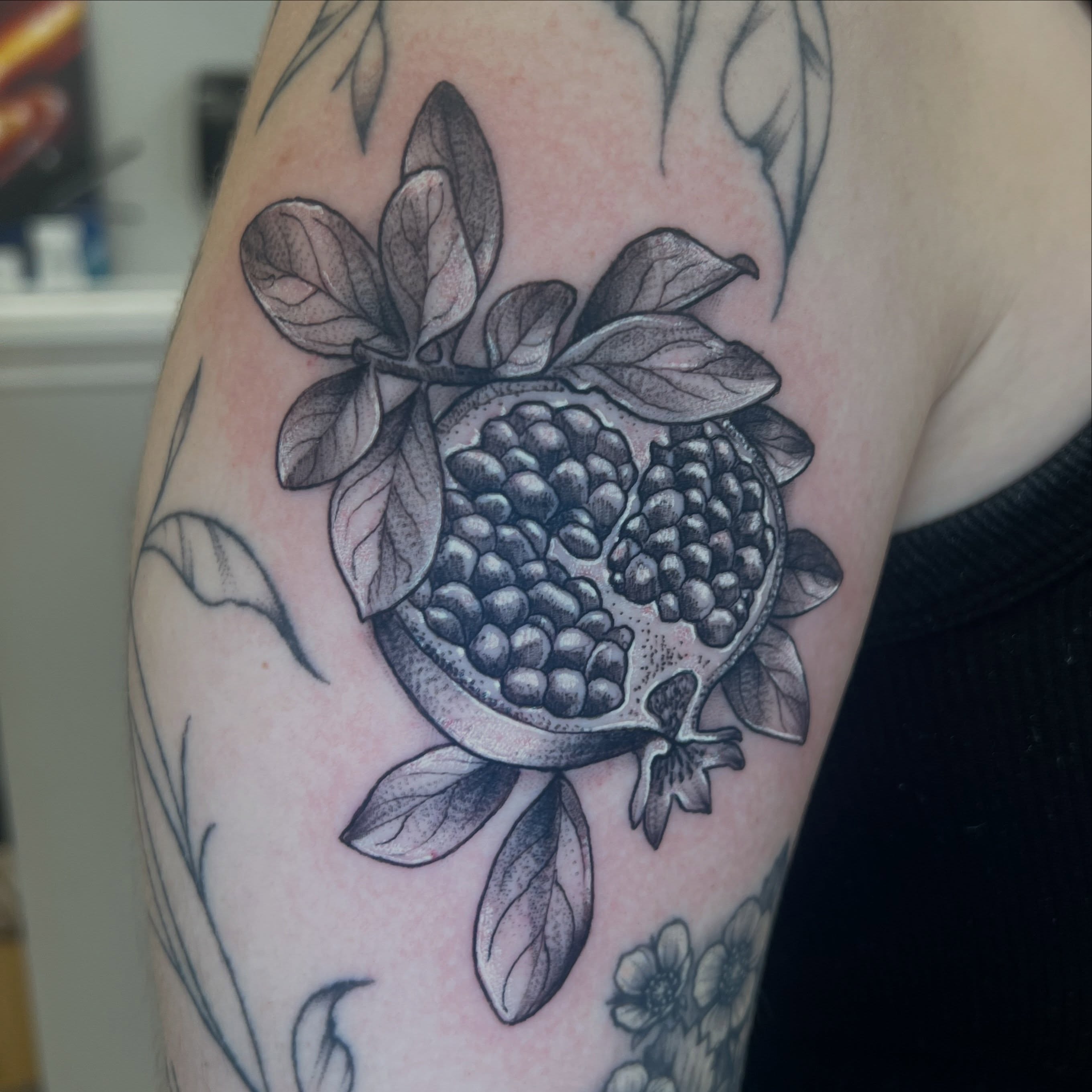 Tattoo by @bridgetpunsalangtattoos — black_and_grey