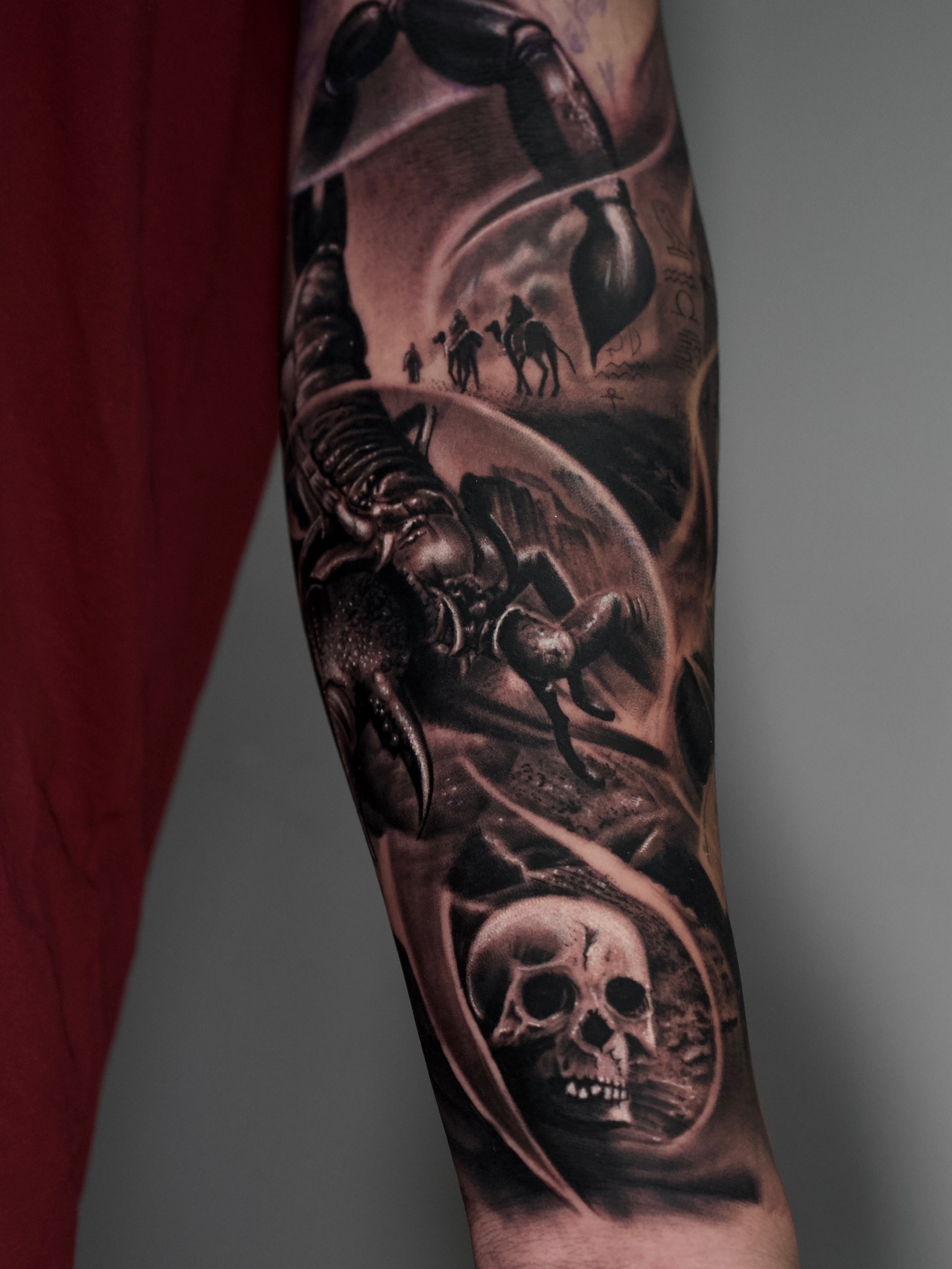 Tattoo by @fa.inkk — black_and_grey, realism
