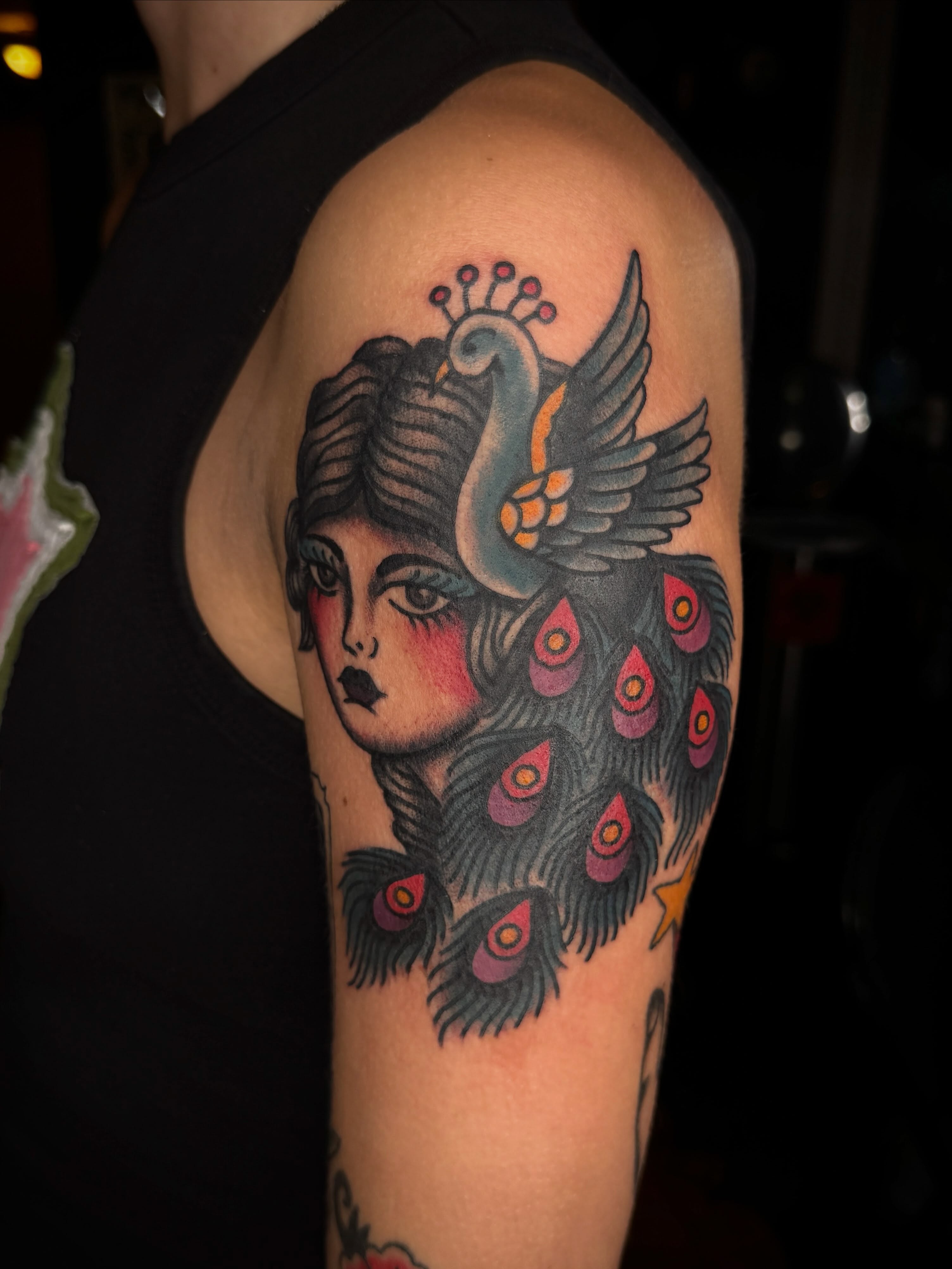Tattoo by @megnefcytattoo — american_traditional, neo_traditional