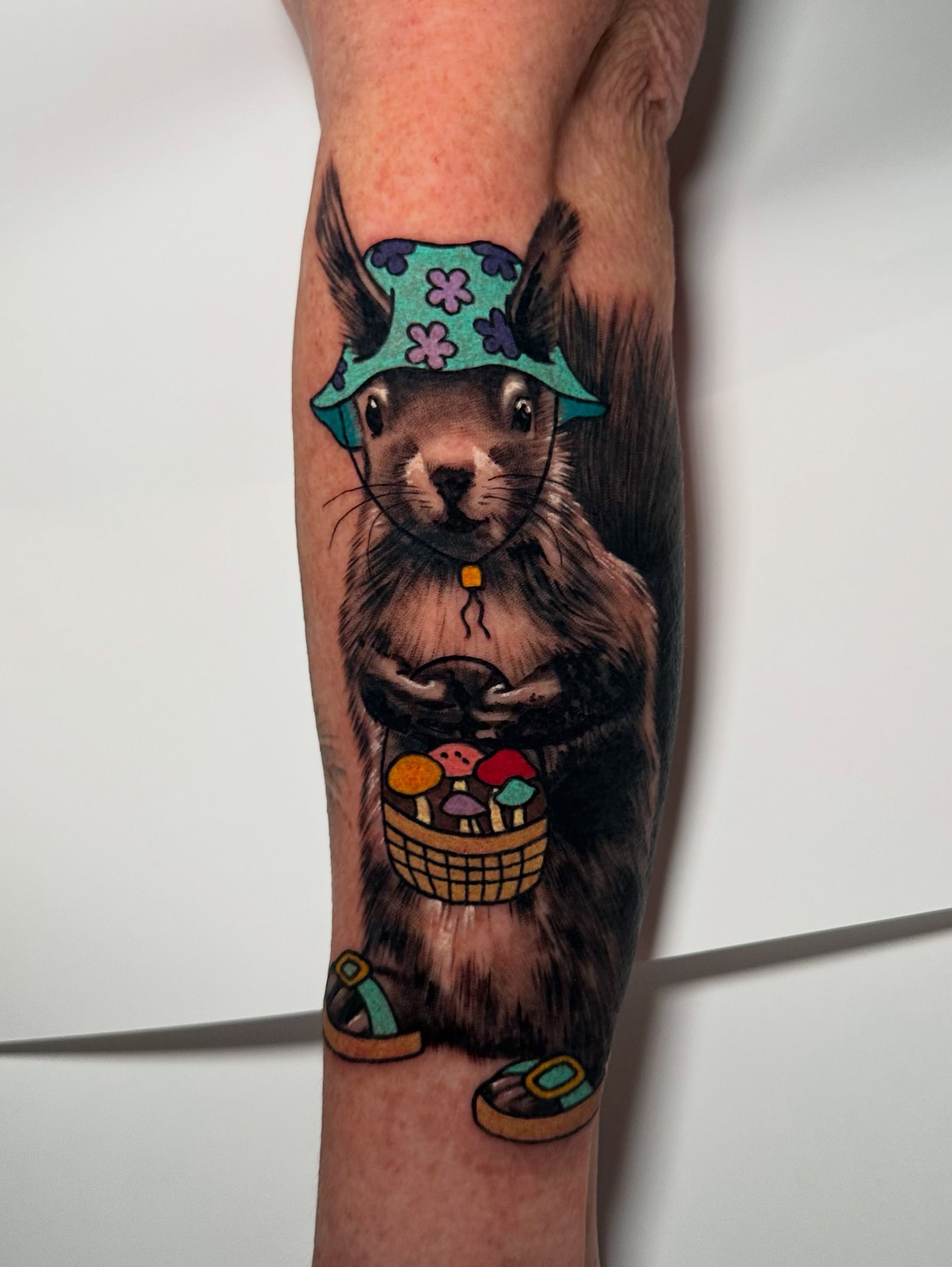 Tattoo by @happycampertattoos โ realism