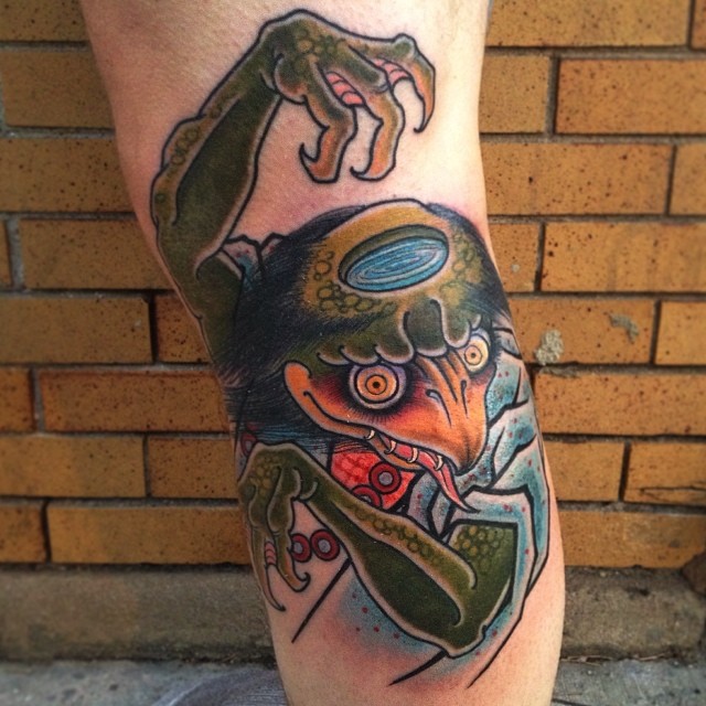Tattoo by @_tatzilla_ — american_traditional, dotwork