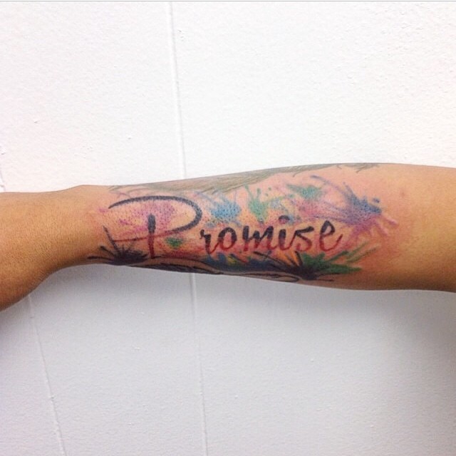 Tattoo by @dna_tattoo — watercolor