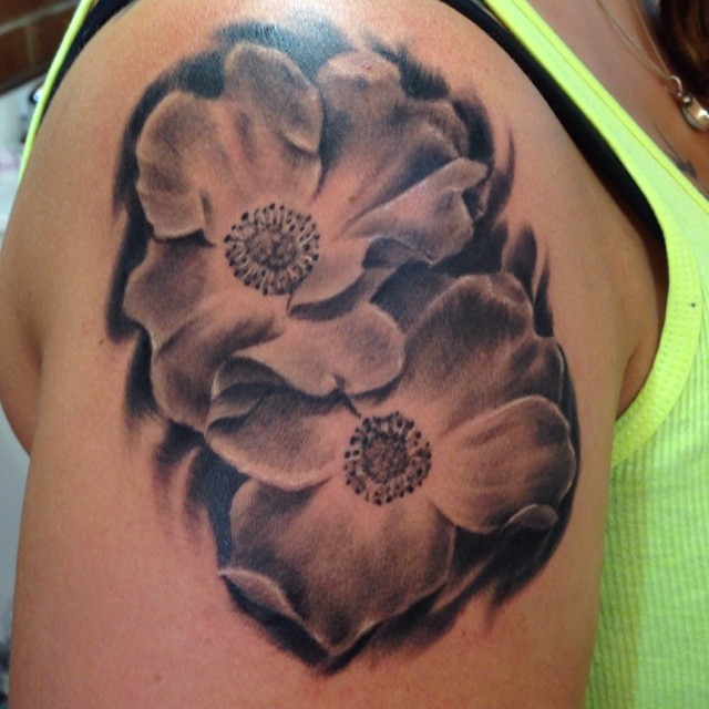 Tattoo by @gabesandy — black_and_grey