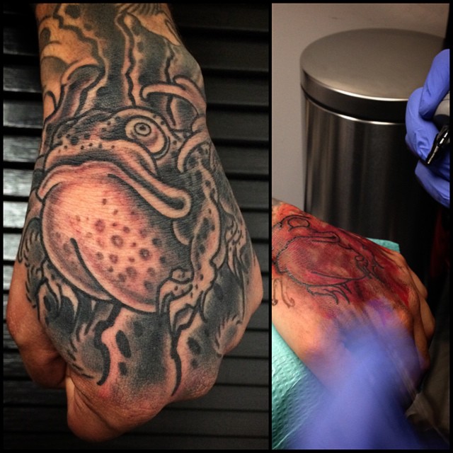 Tattoo by @_tatzilla_ — black_and_grey