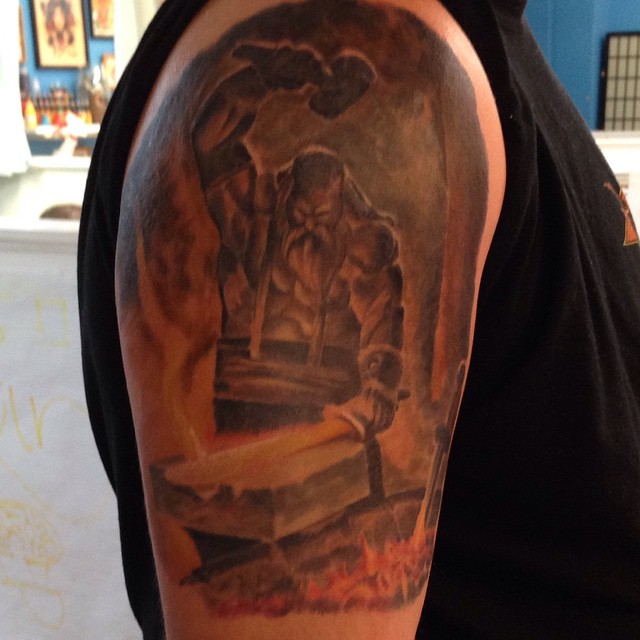 Tattoo by @gabesandy — realism, dark_realism
