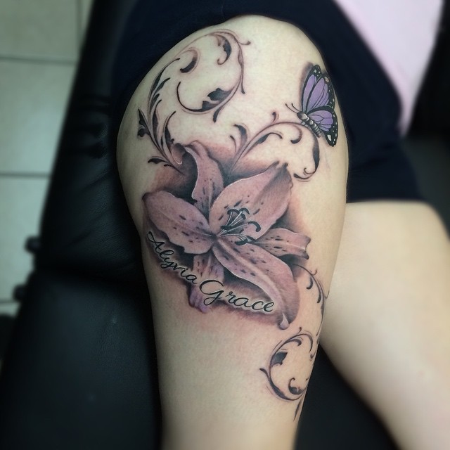Tattoo by @jared_blue — realism, ornamental
